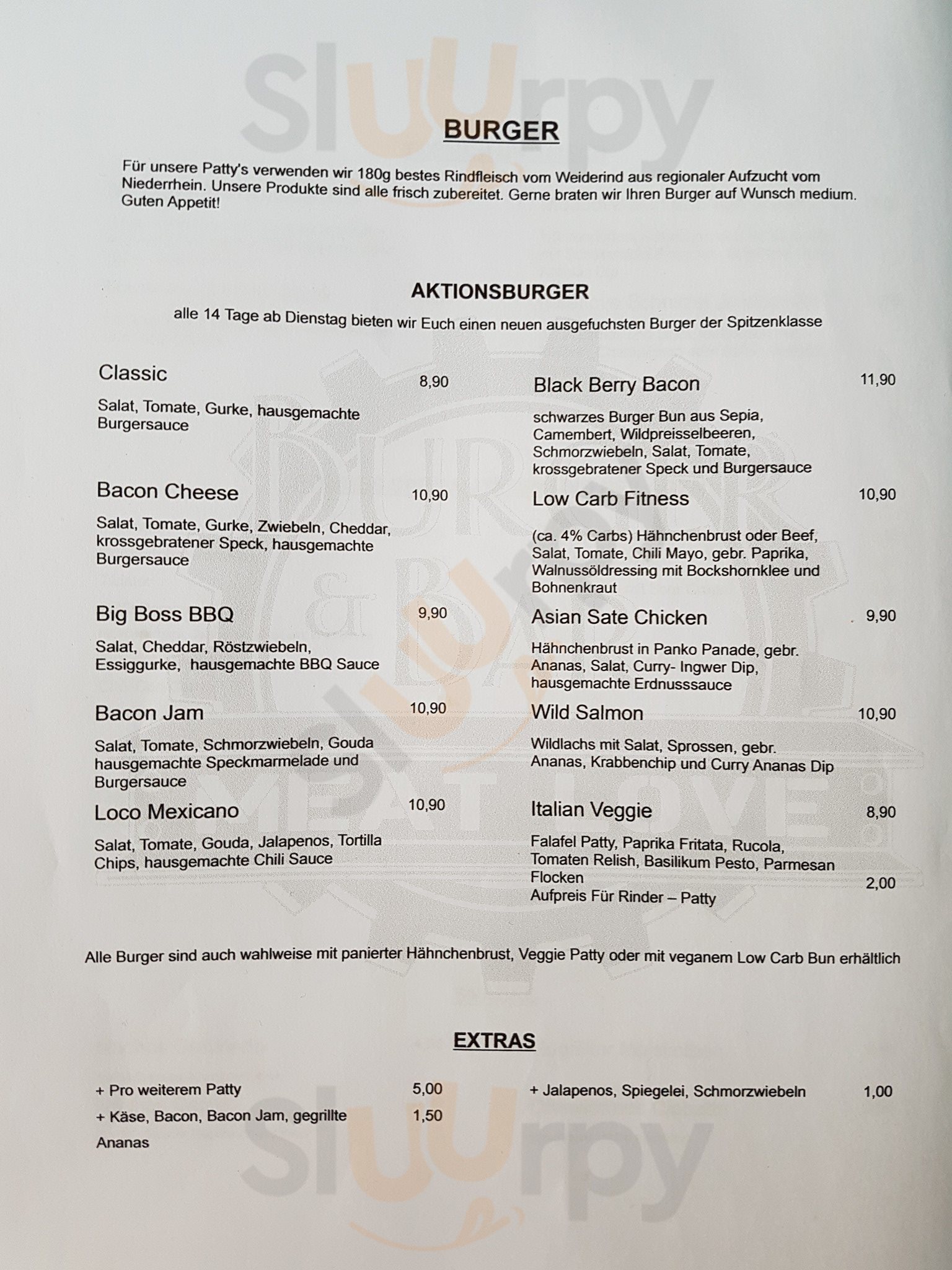 Meat Love Burger & Bar Duisburg Menu - 1