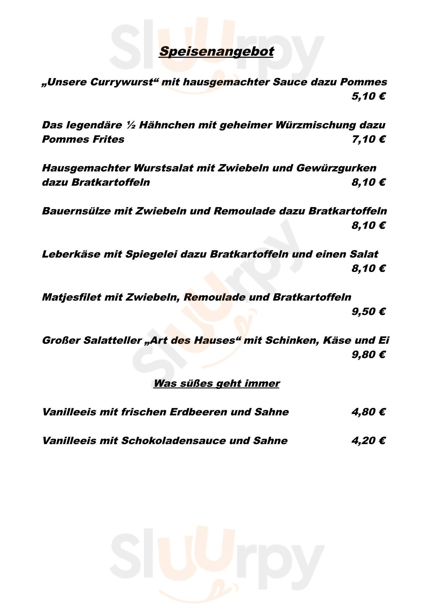 Inrather Burgerkrug Krefeld Menu - 1