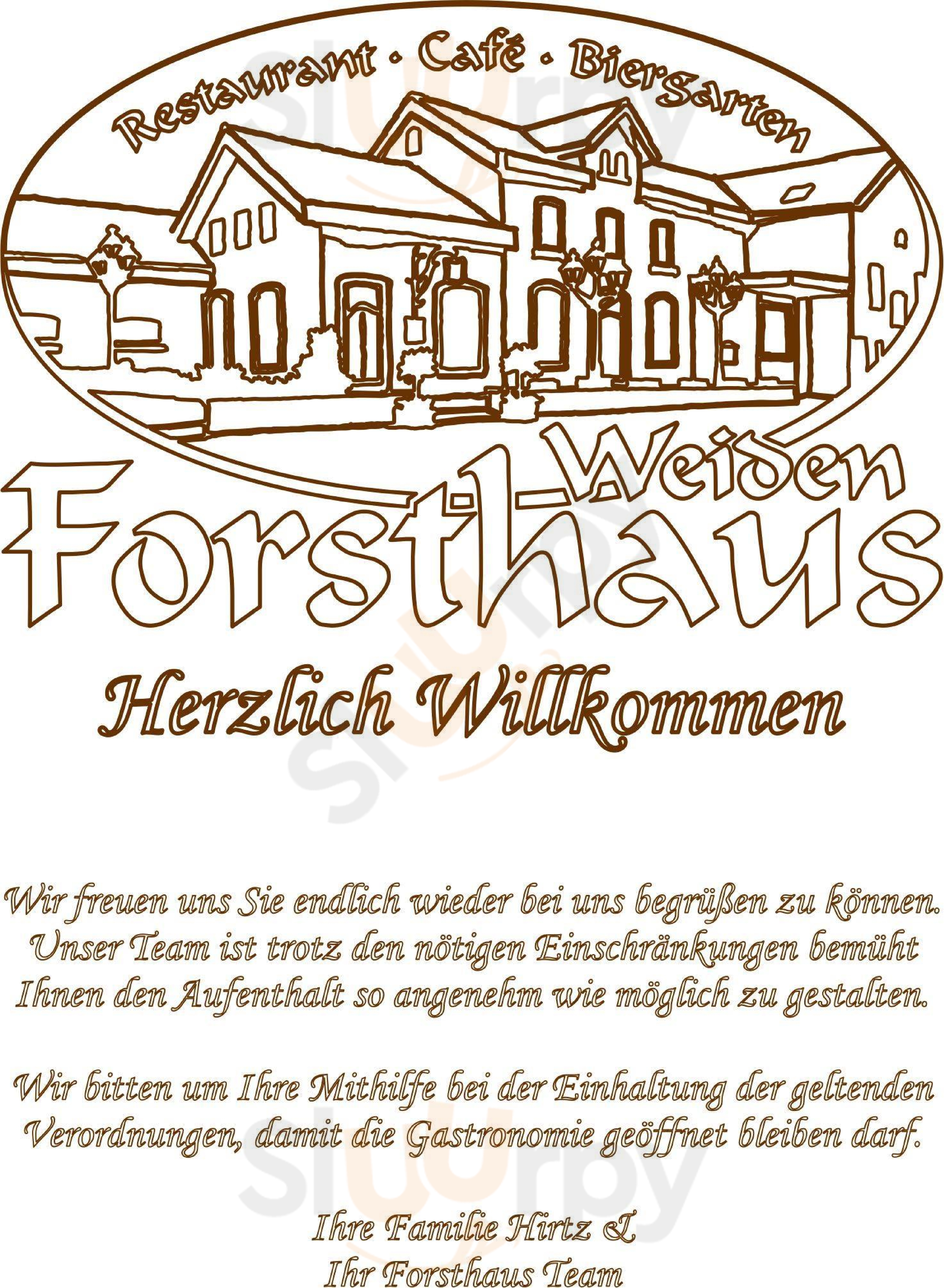 Forsthaus Weiden Aachen Menu - 1