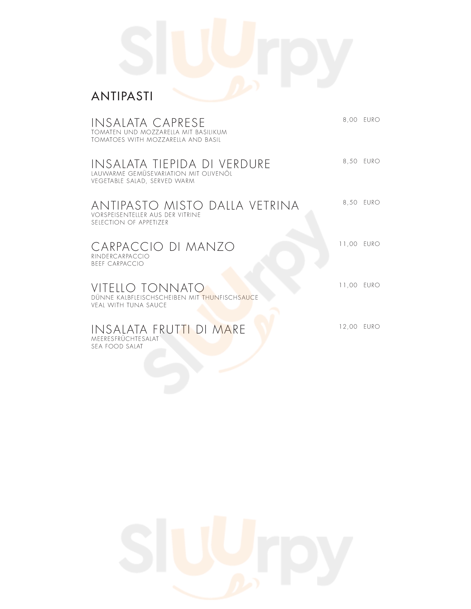 Oggi Stuttgart Menu - 1