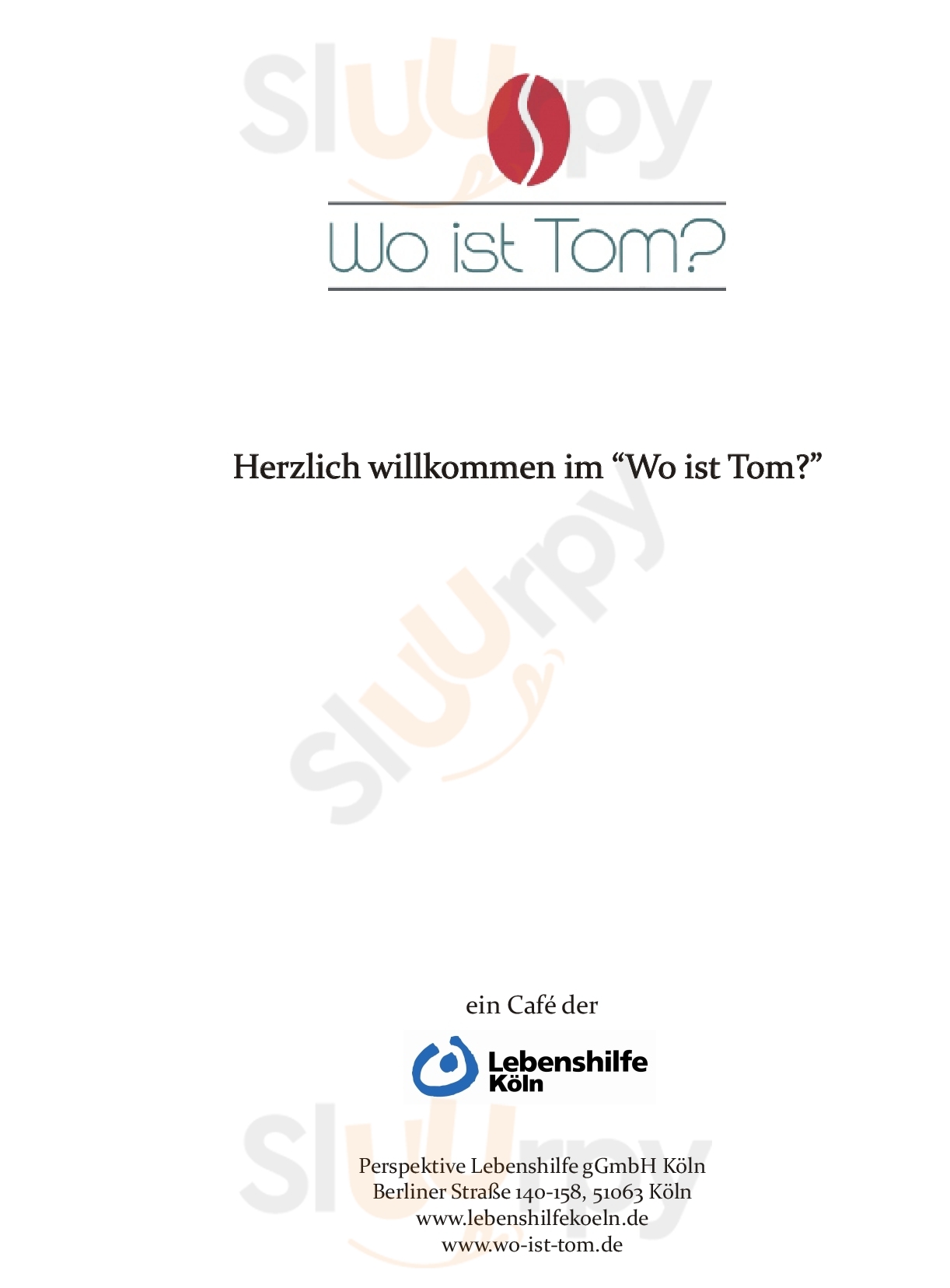 Wo Ist Tom? Köln Menu - 1