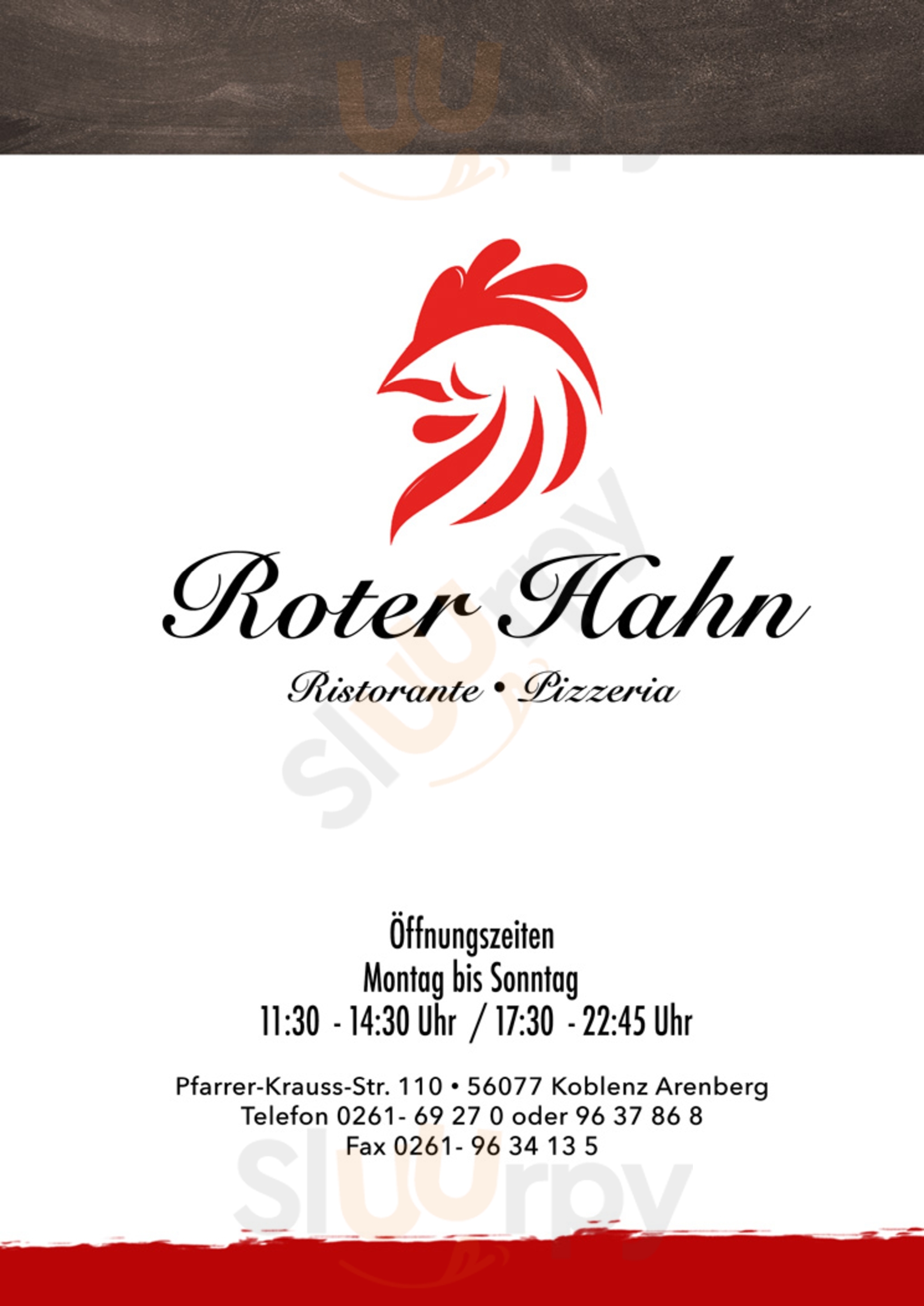 Restaurant Roter Hahn Koblenz Menu - 1