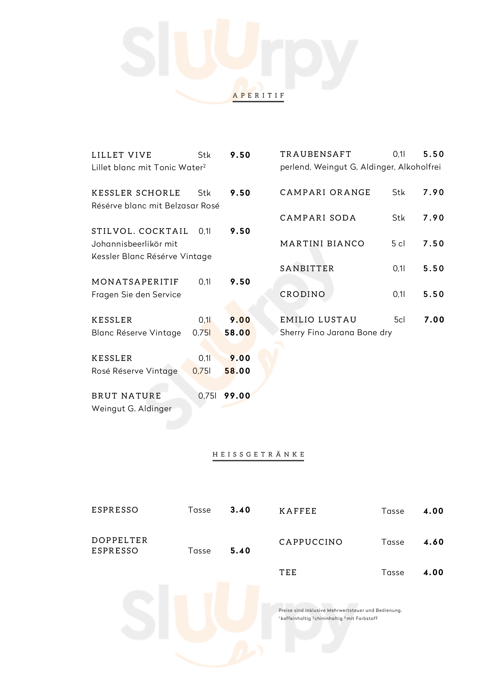 Gasthaus Zur Linde Stuttgart Menu - 1