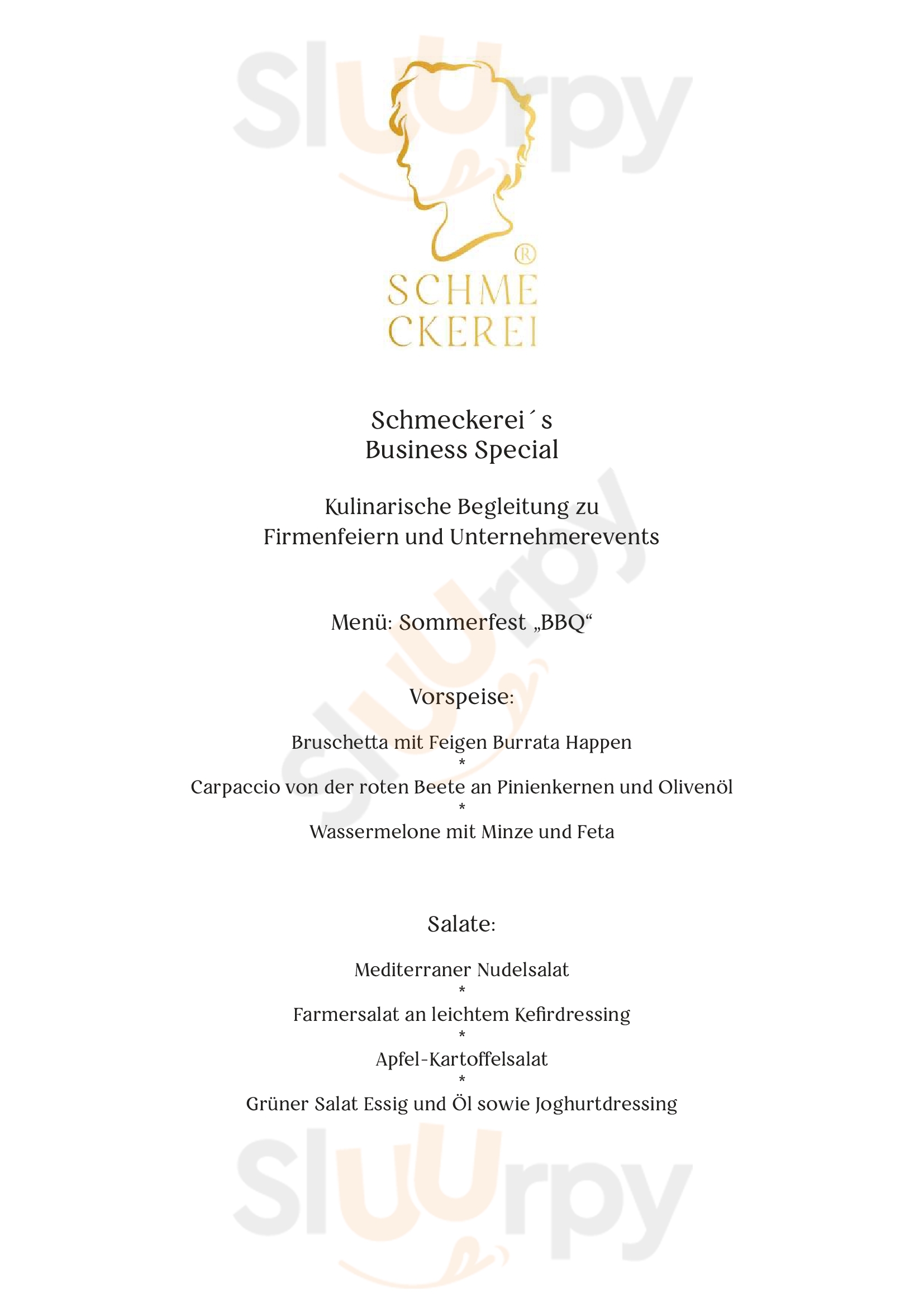 Nadines Schmeckerei Krefeld Menu - 1