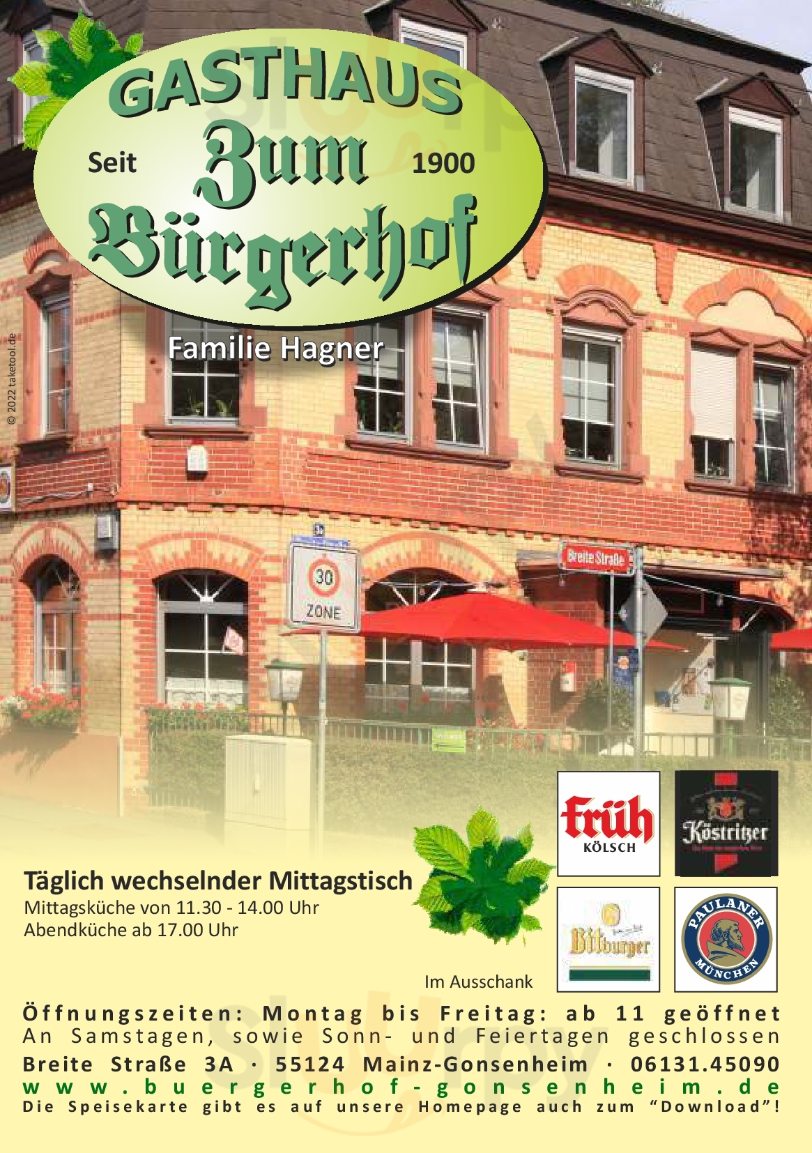 Bürgerhof Mainz Menu - 1