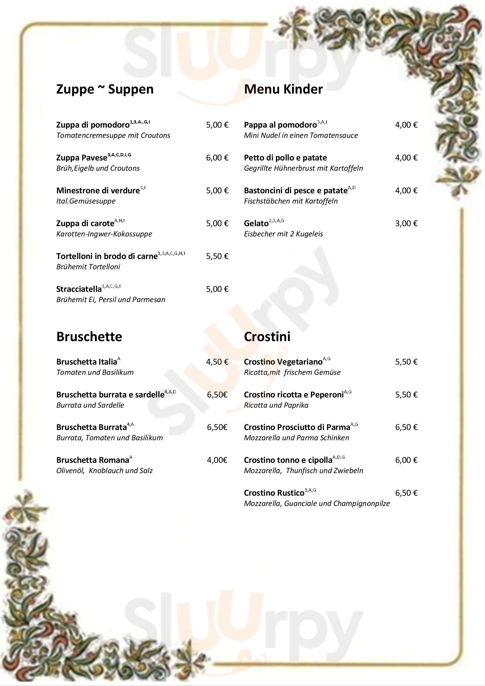 Restaurant Mio Leipzig Menu - 1