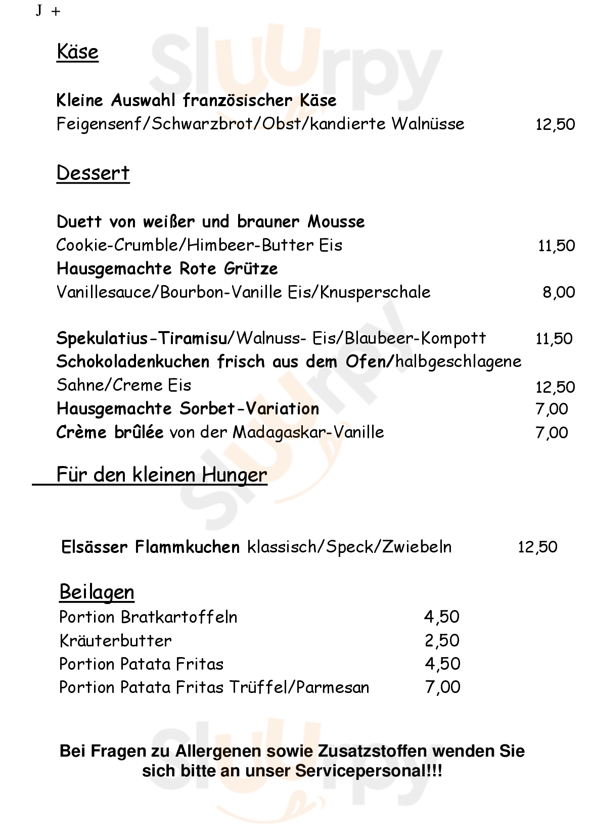 Gut Porz Ratingen Menu - 1