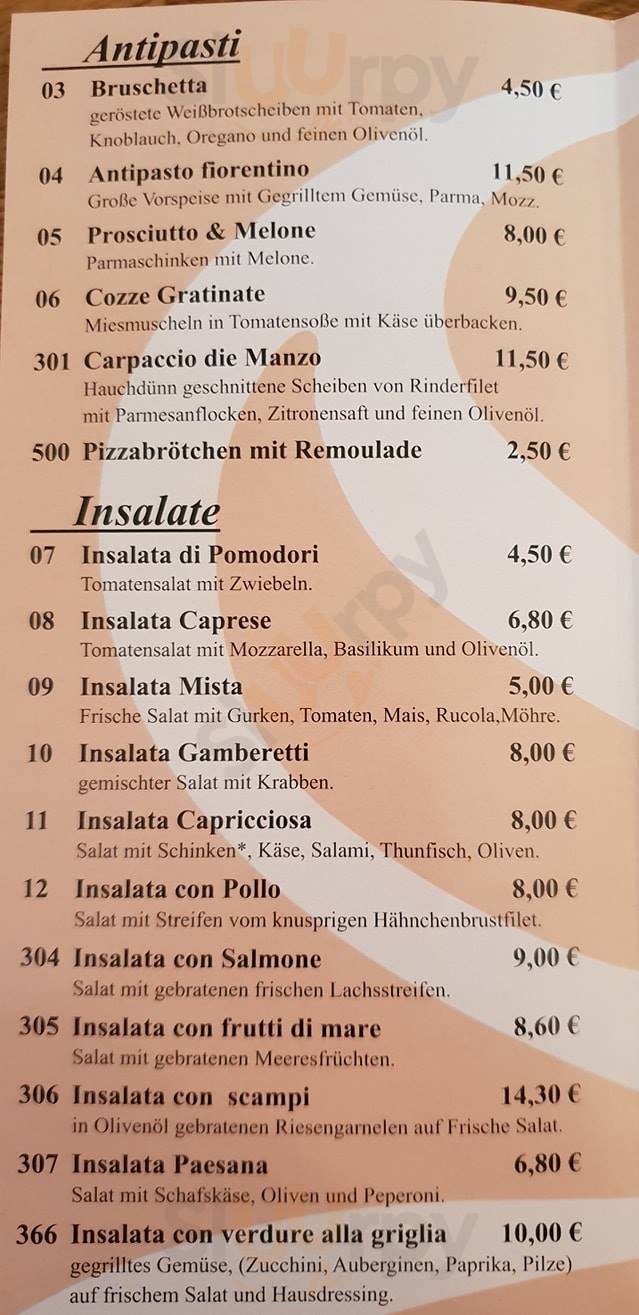 Restaurant La Casetta Hamm Menu - 1