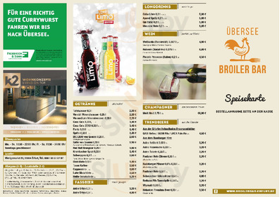 Übersee Curry & More menu