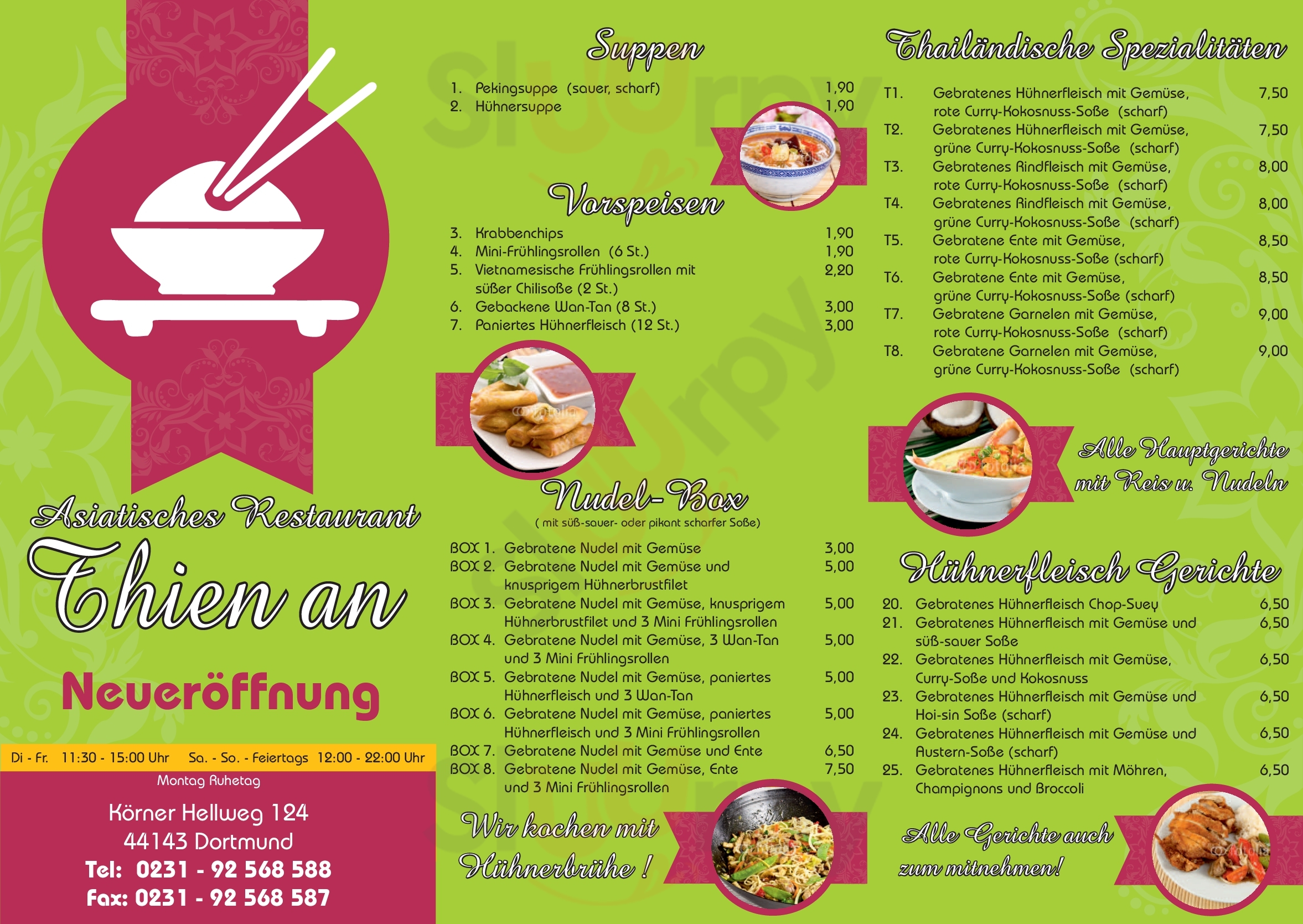 Thien An Dortmund Menu - 1