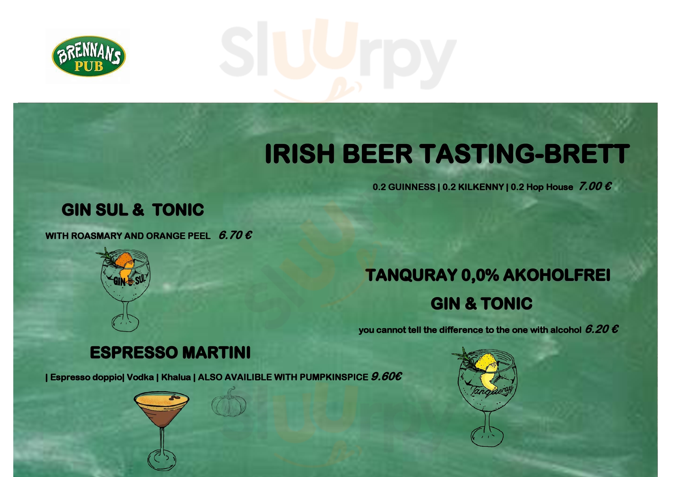 Brennan's Pub Landau in der Pfalz Menu - 1