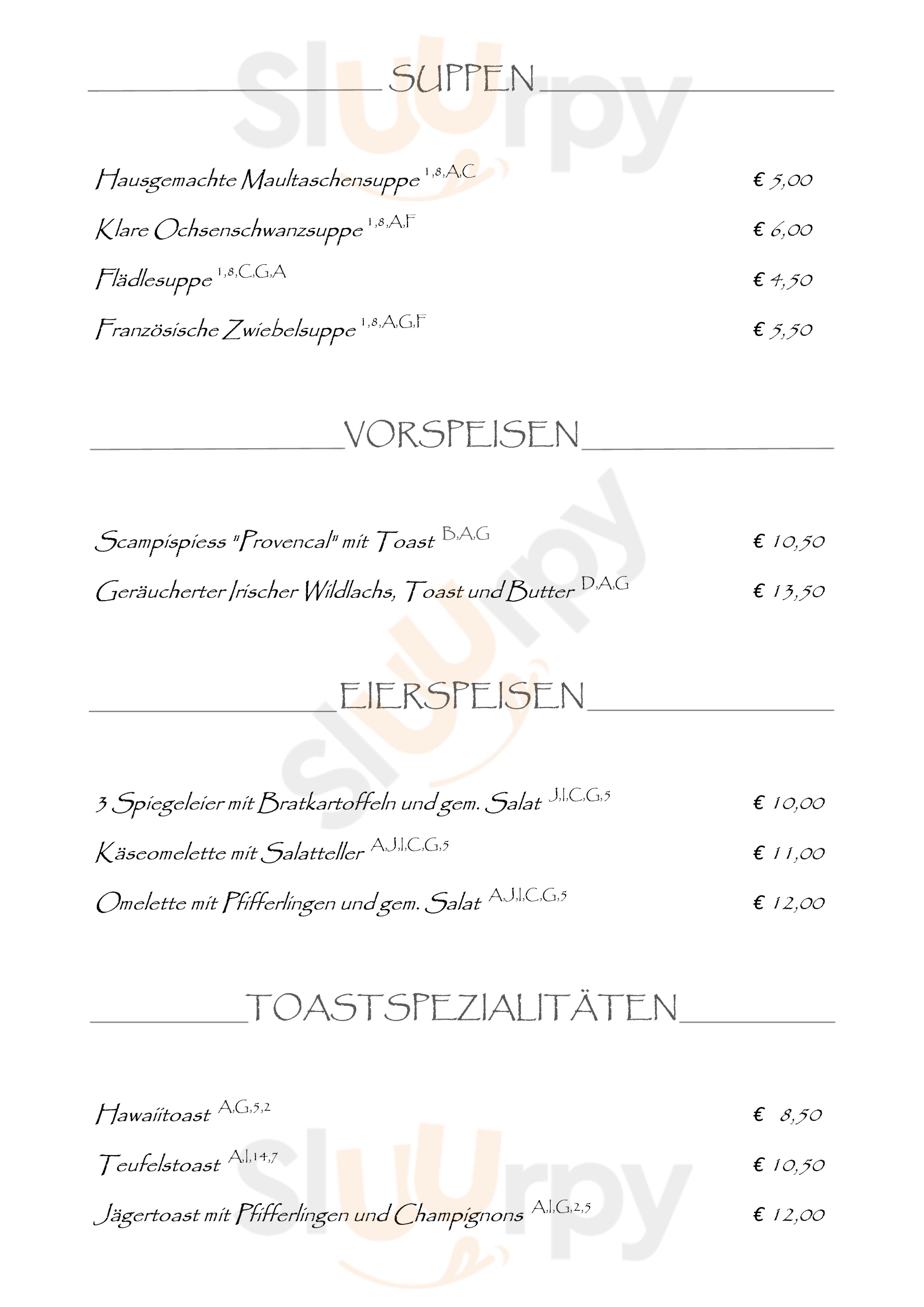 Gruner Kranz Esslingen am Neckar Menu - 1