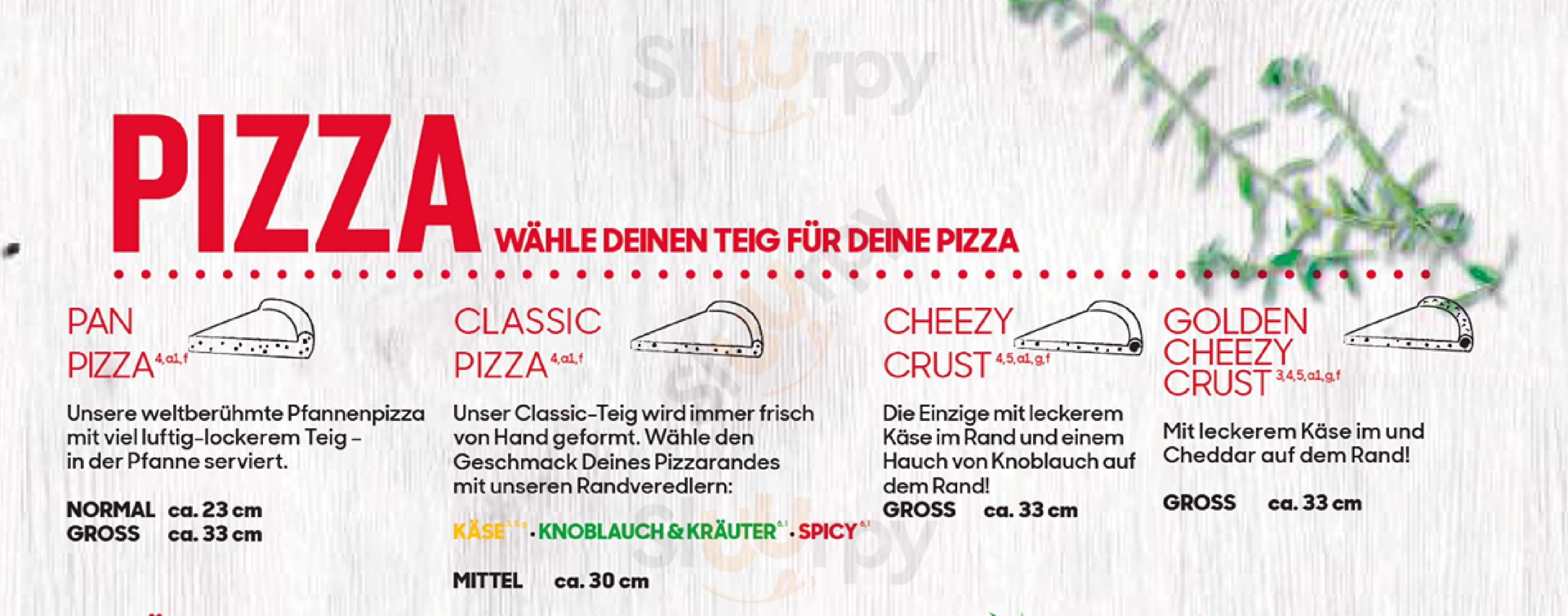 Pizza Hut Kassel, Cinestar Kassel Menu - 1