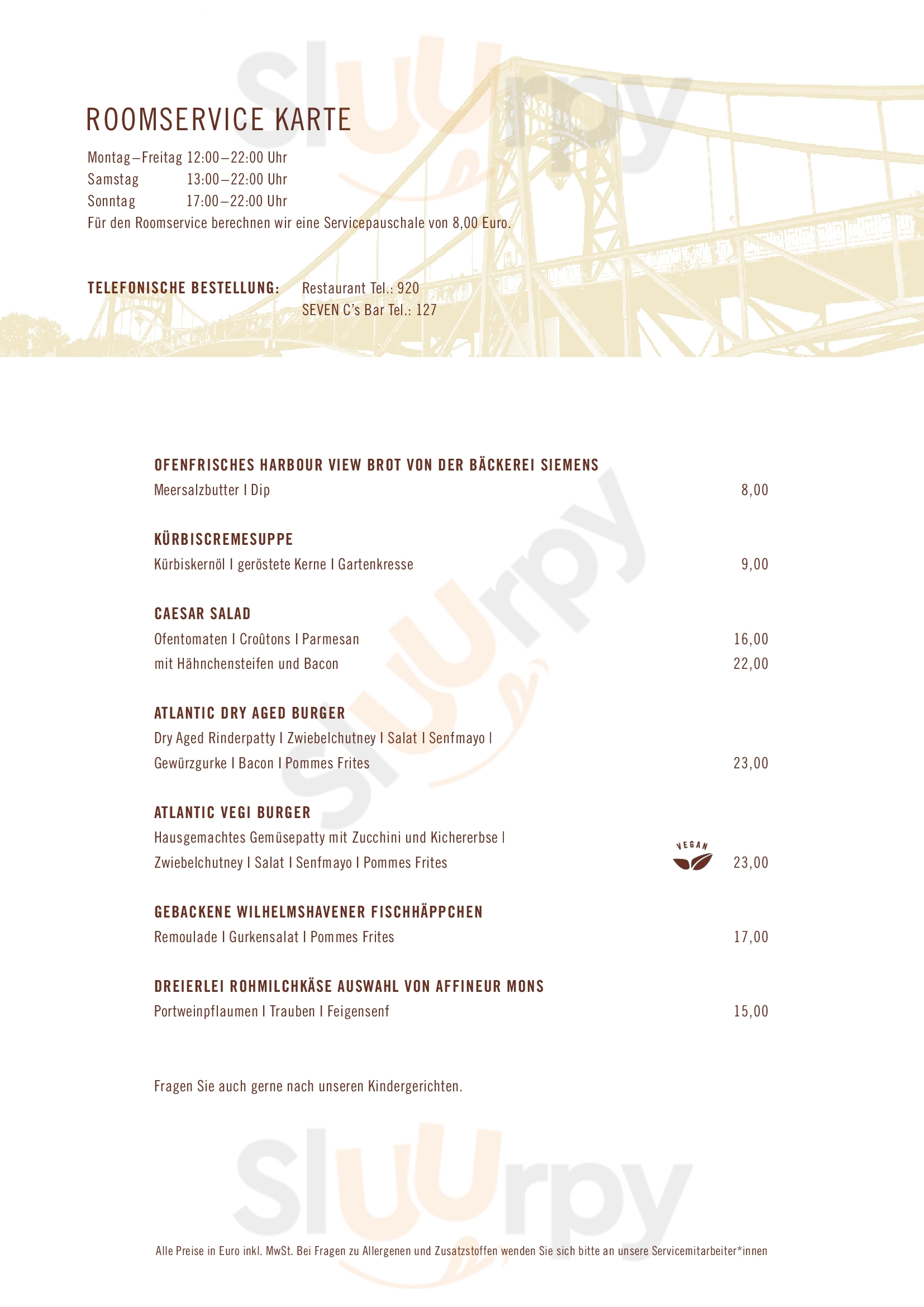 Marco Polo Wilhelmshaven Menu - 1