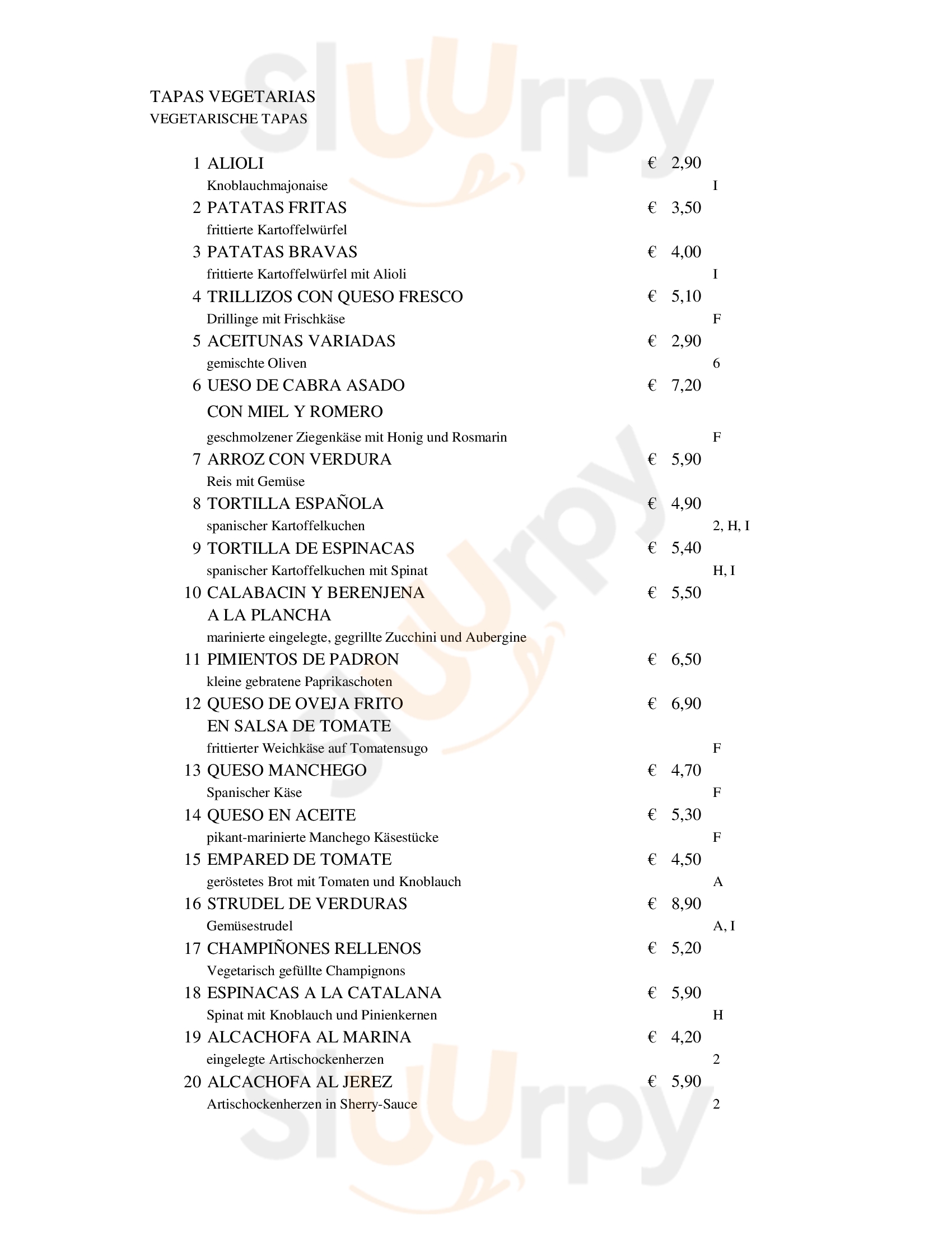 La Mesa Bochum Menu - 1