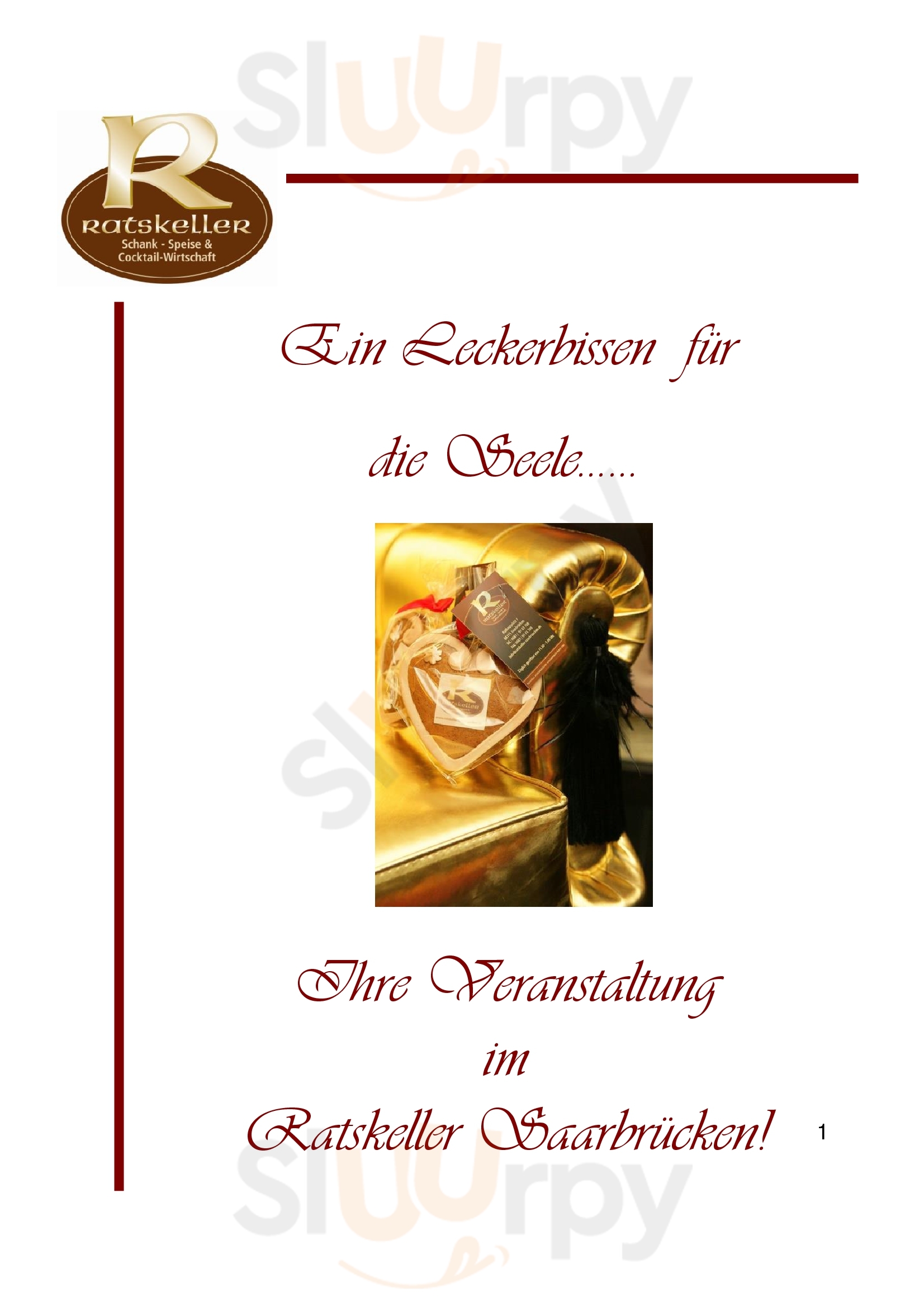 Ratskeller Saarbrücken Saarbrücken Menu - 1