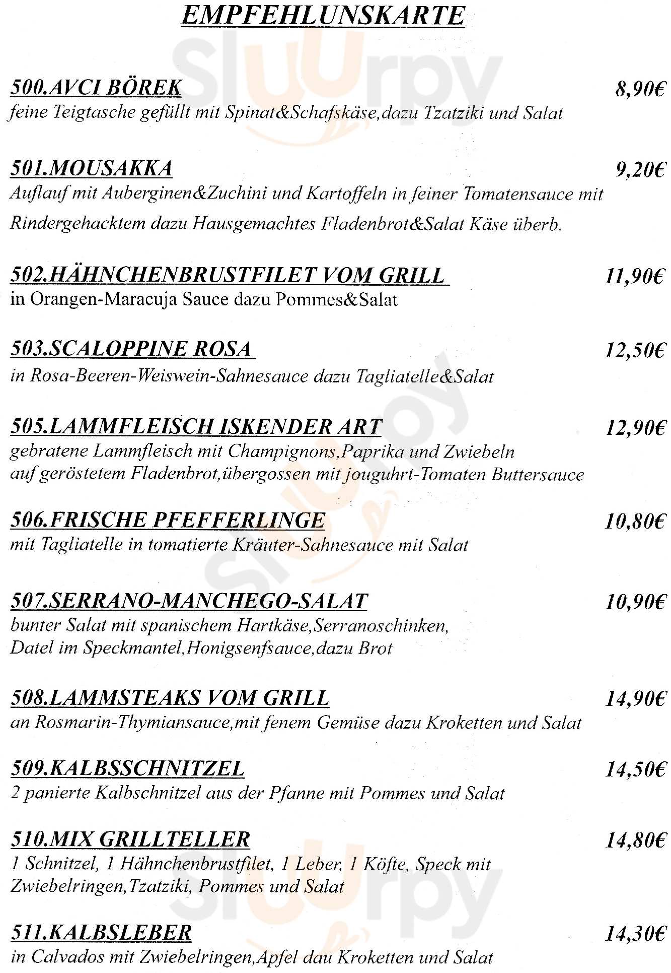 Restaurant Frankenberger Hof Aachen Menu - 1