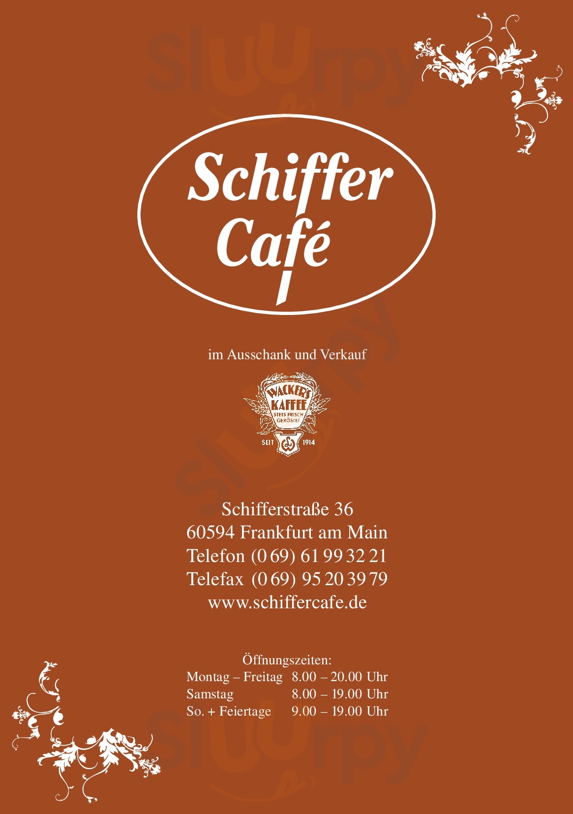 Das Schiffer Cafe Frankfurt am Main Menu - 1