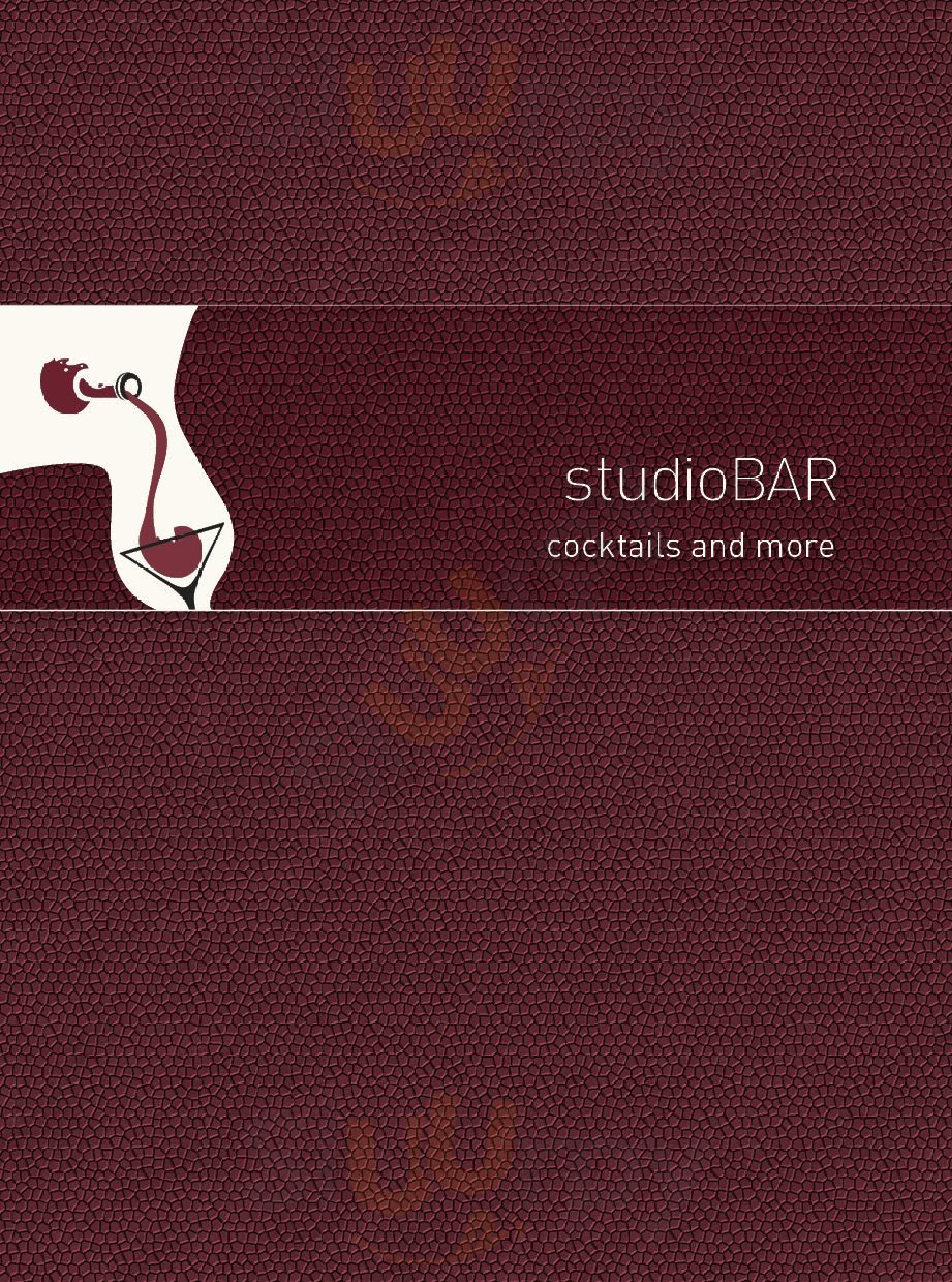 Studiobar - Cocktailbar Dresden Menu - 1