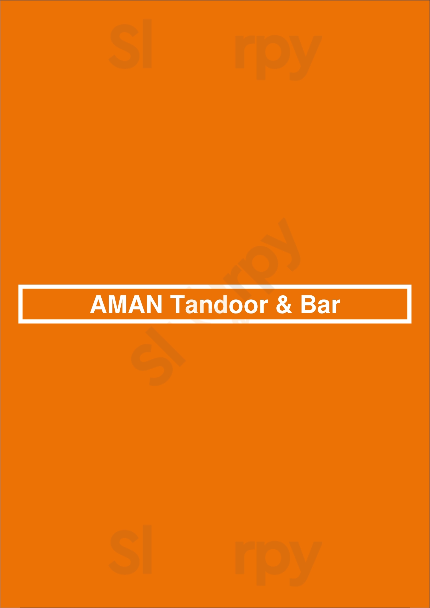 Aman Tandoor & Bar Frankfurt am Main Menu - 1