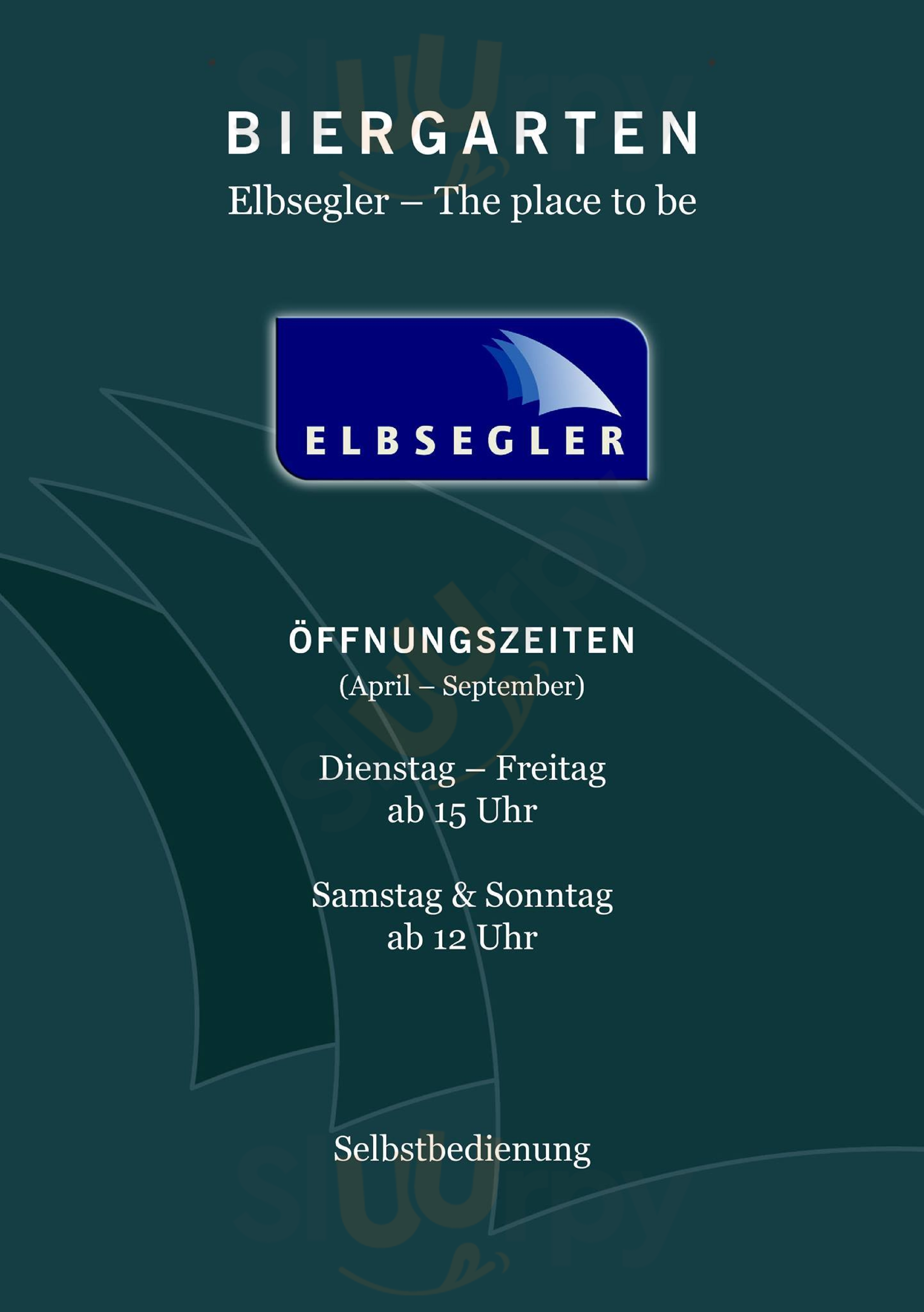 Main Menu - Biergarten Elbsegler