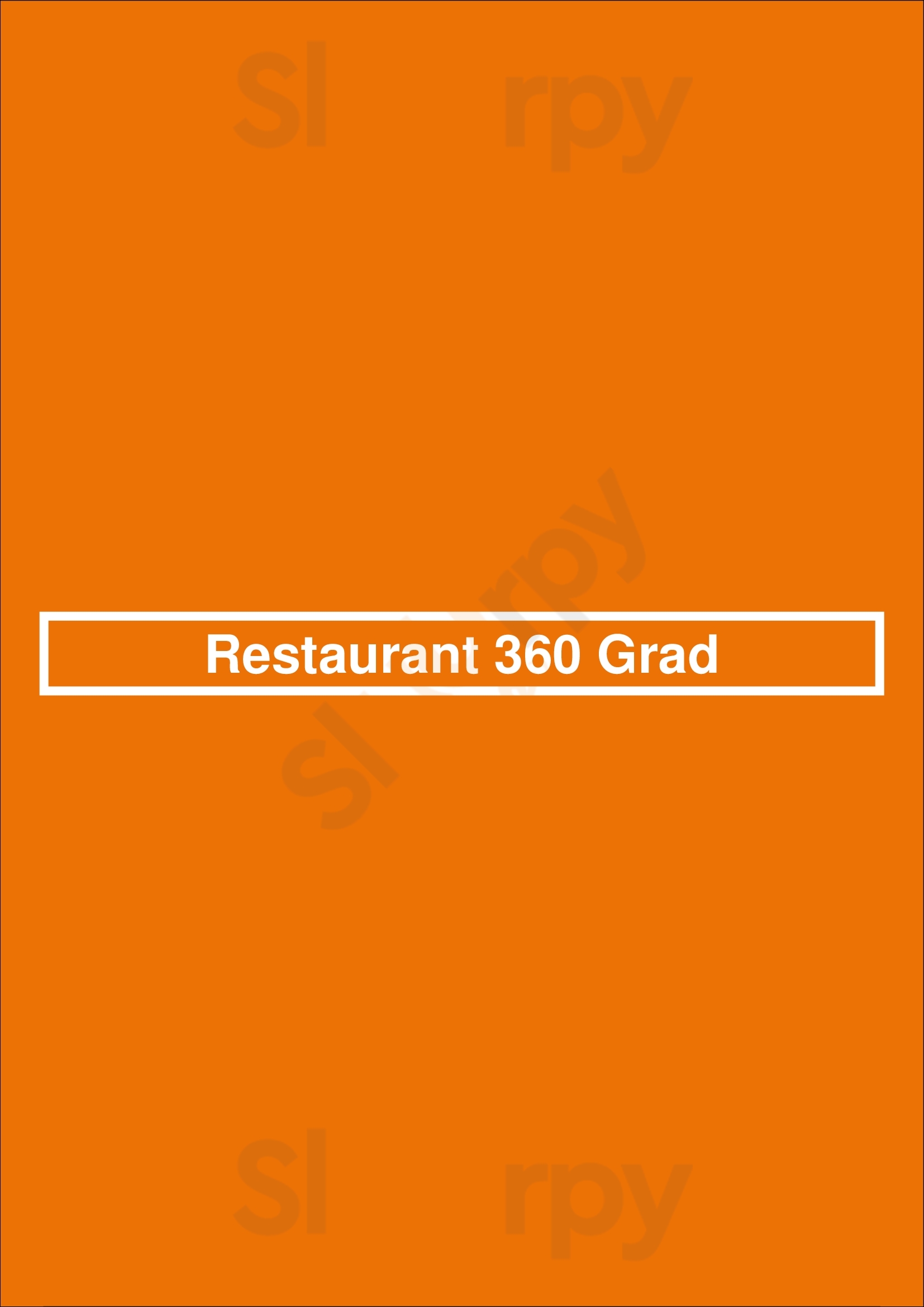 Restaurant 360 Grad Limburg Menu - 1