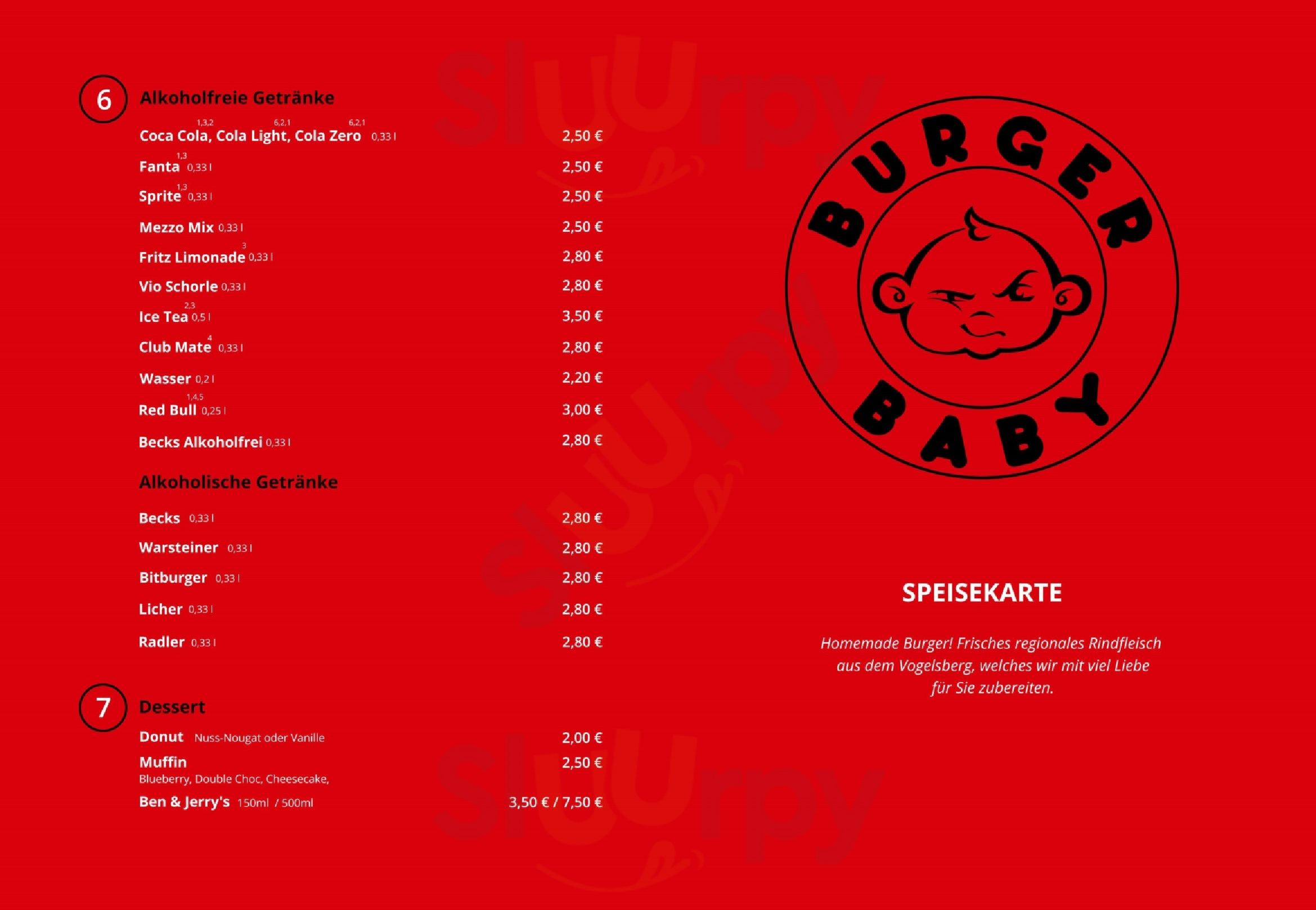 Burger Baby Frankfurt am Main Menu - 1