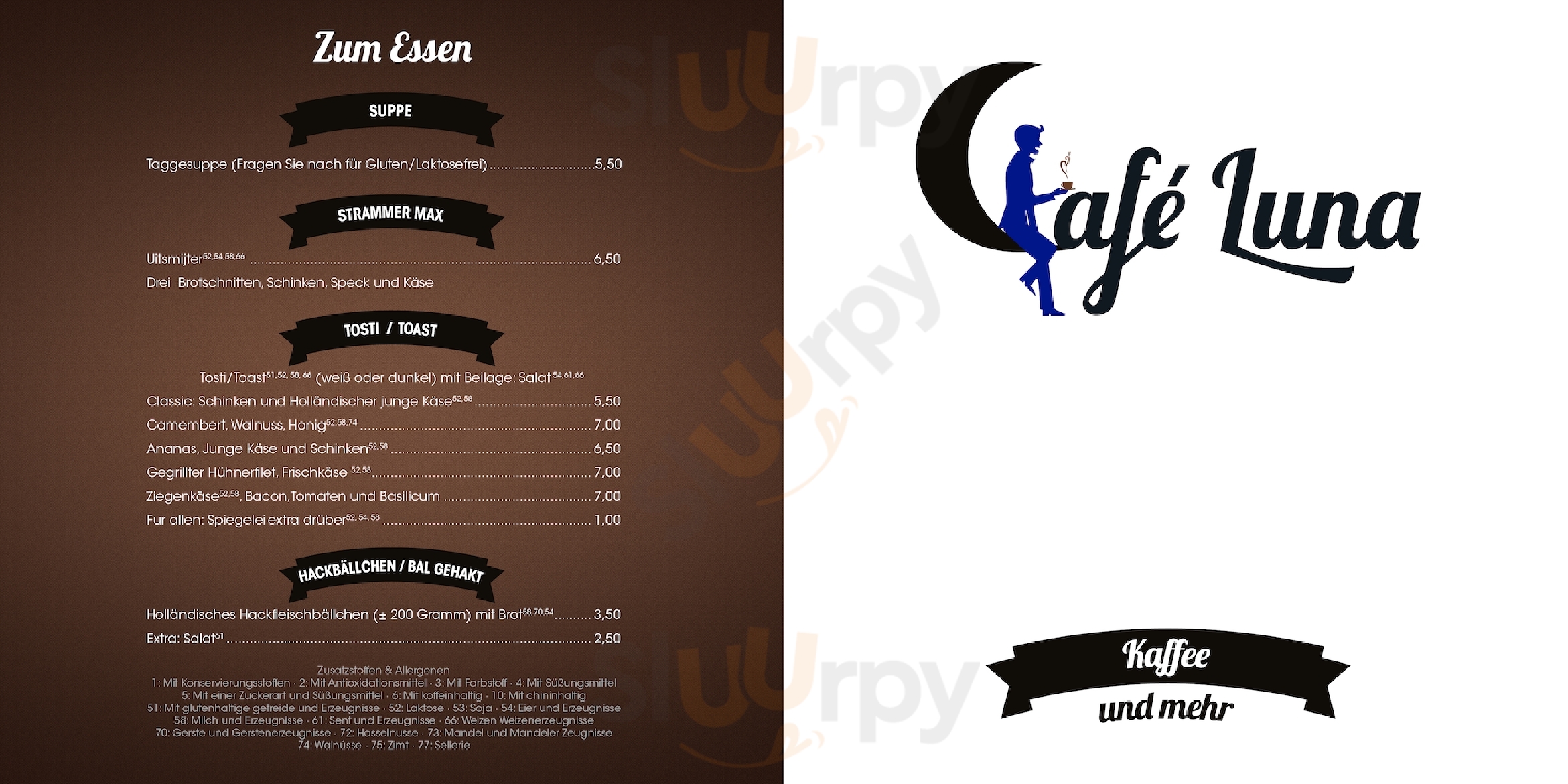 Cafe Luna Kleve Menu - 1