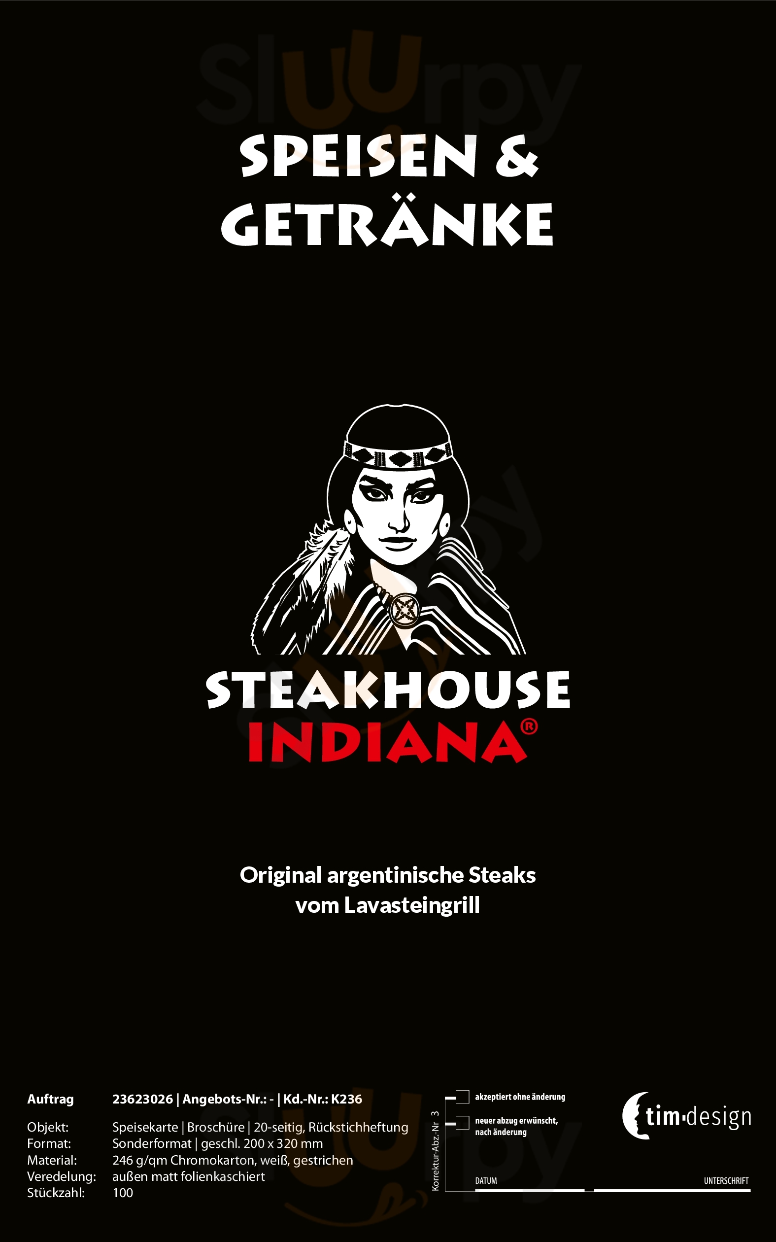 Steakhouse Indiana Celle Menu - 1