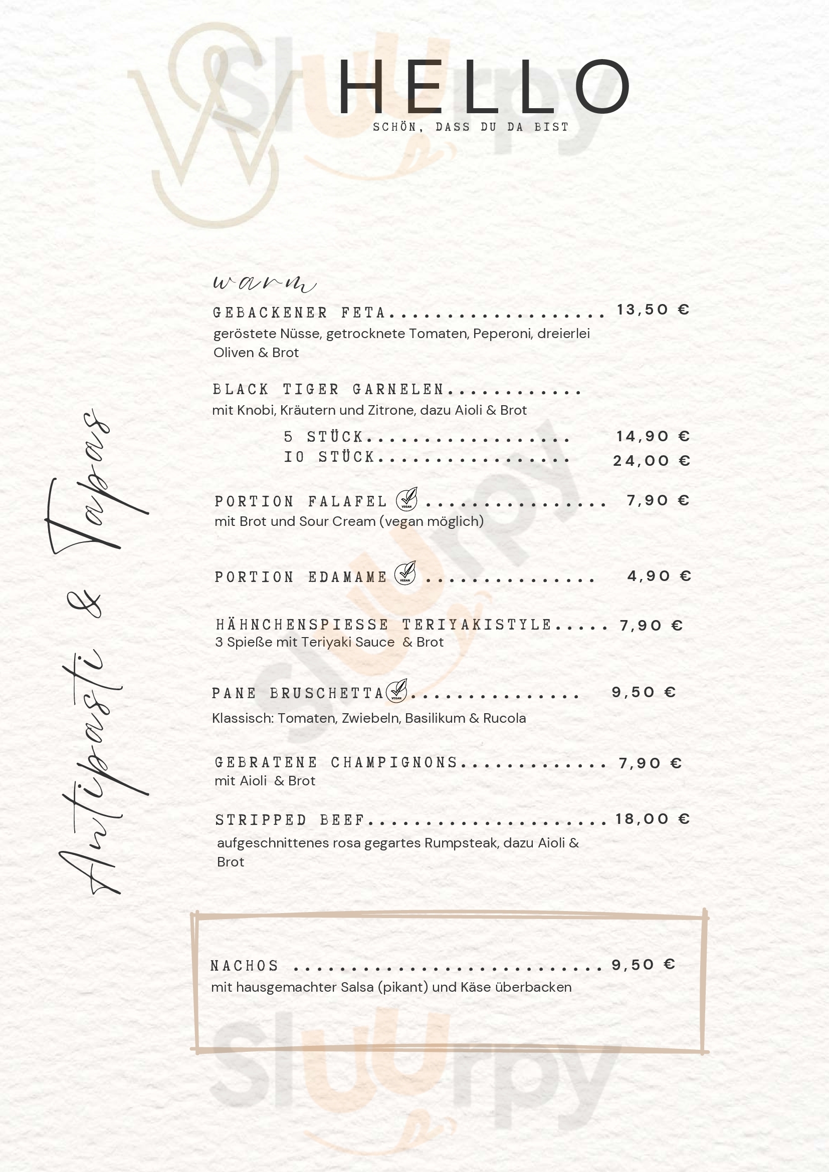 Strandwerk Düren Menu - 1