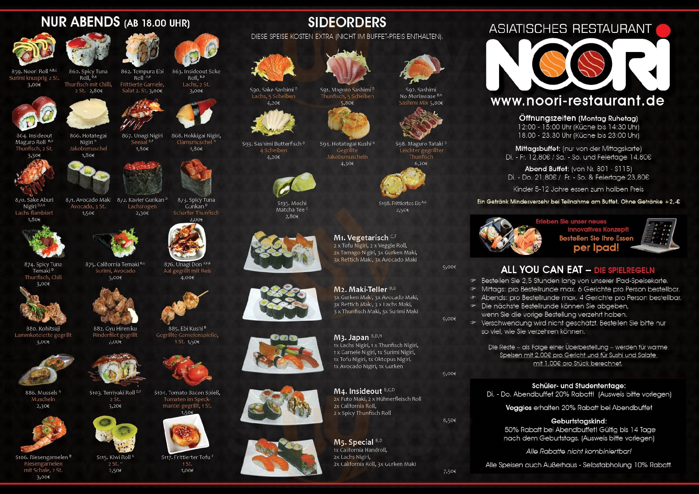 Noori Moers Menu - 1