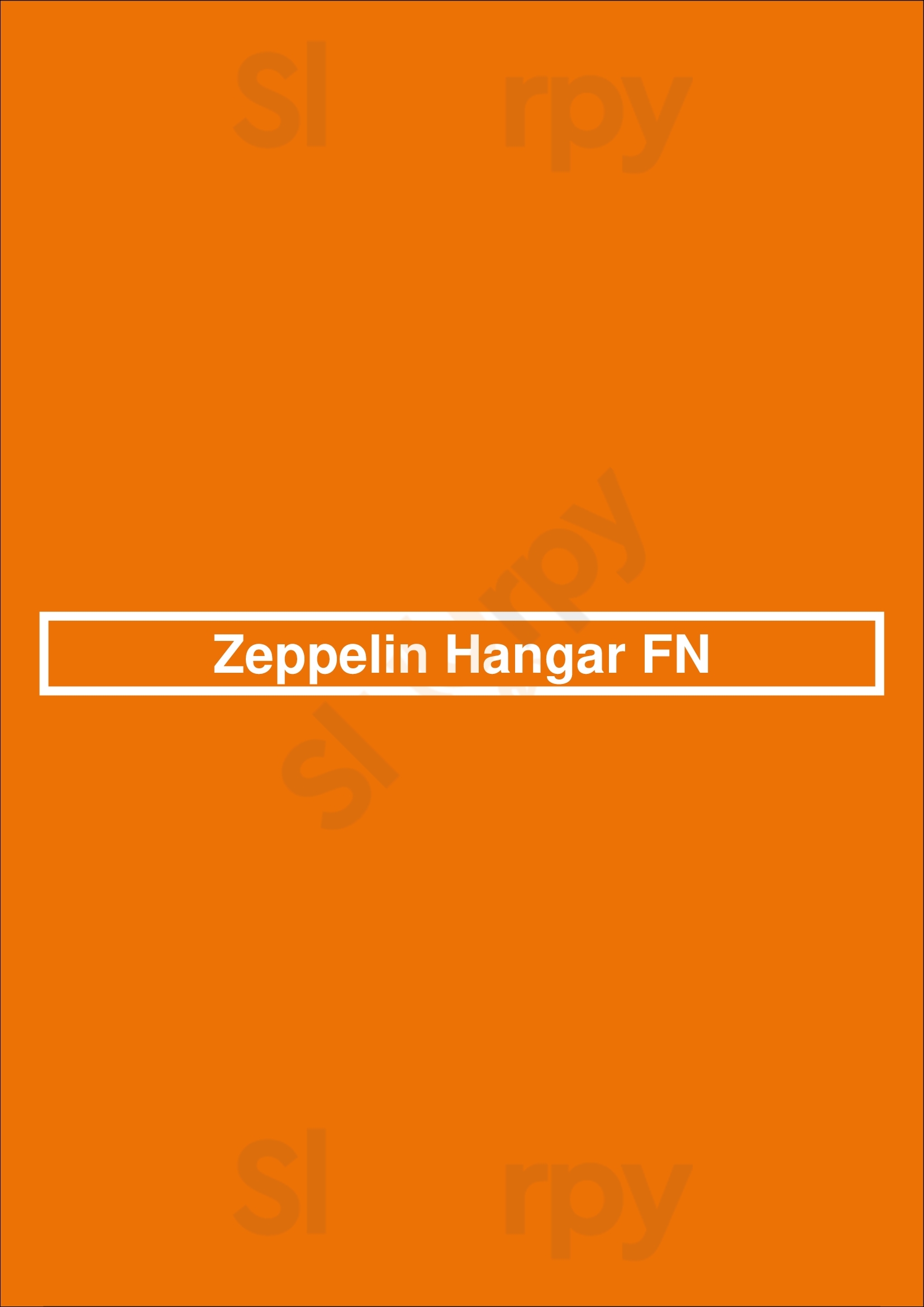 Zeppelin Hangar Fn Friedrichshafen Menu - 1