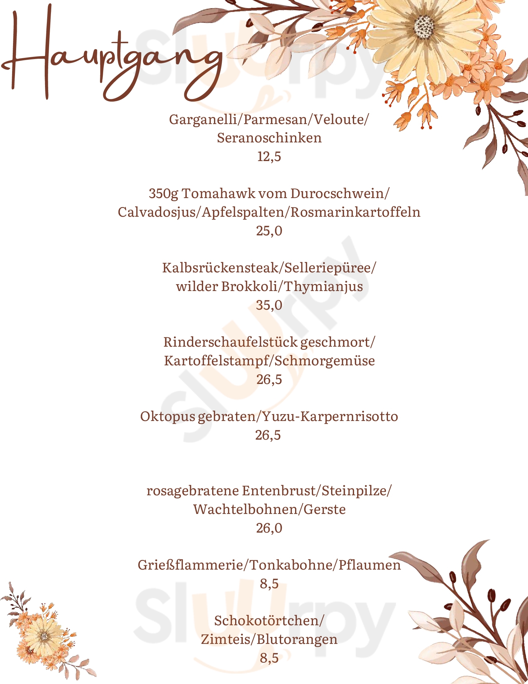 Gut Am See Görlitz Menu - 1