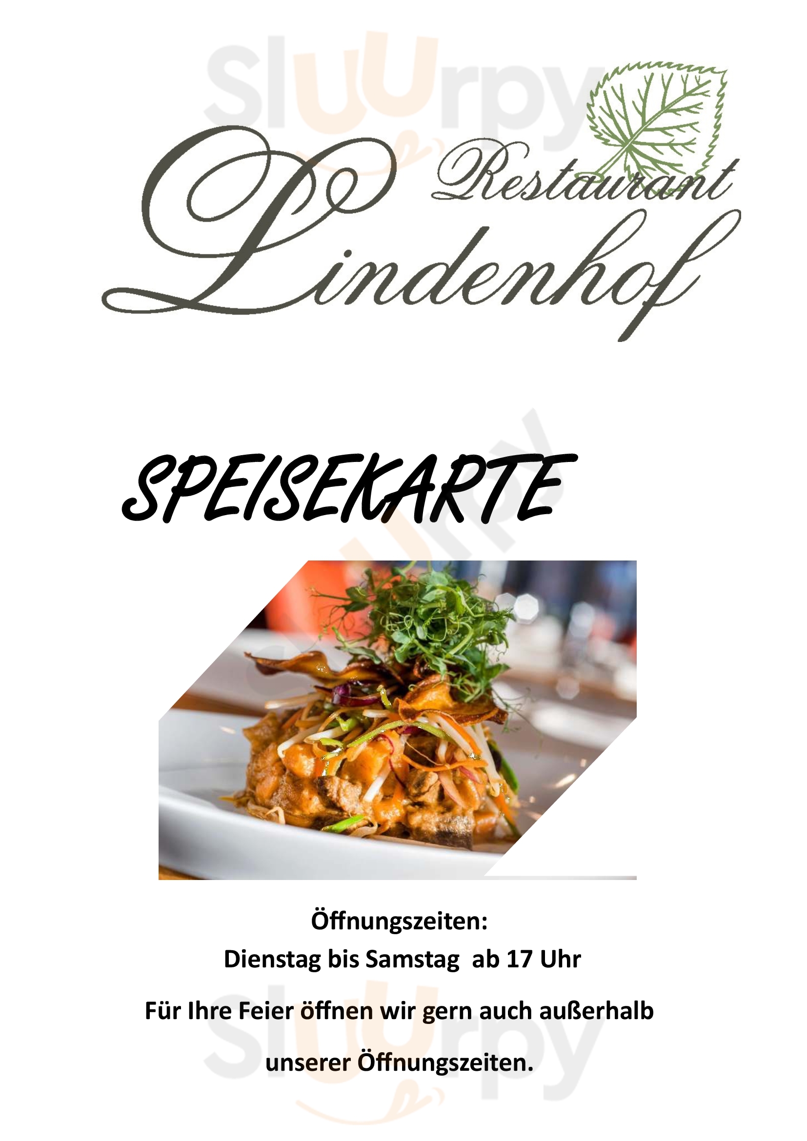 Restaurant Lindenhof Dresden Menu - 1