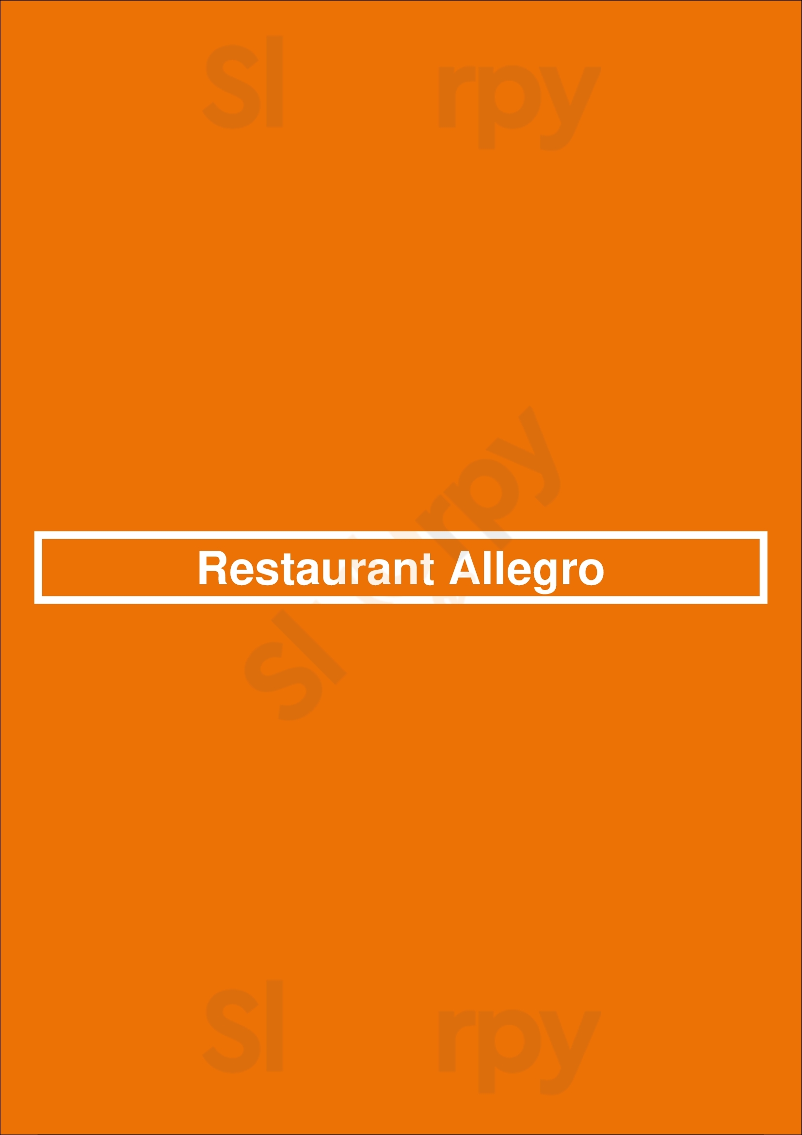 Restaurant Allegro Recklinghausen Menu - 1