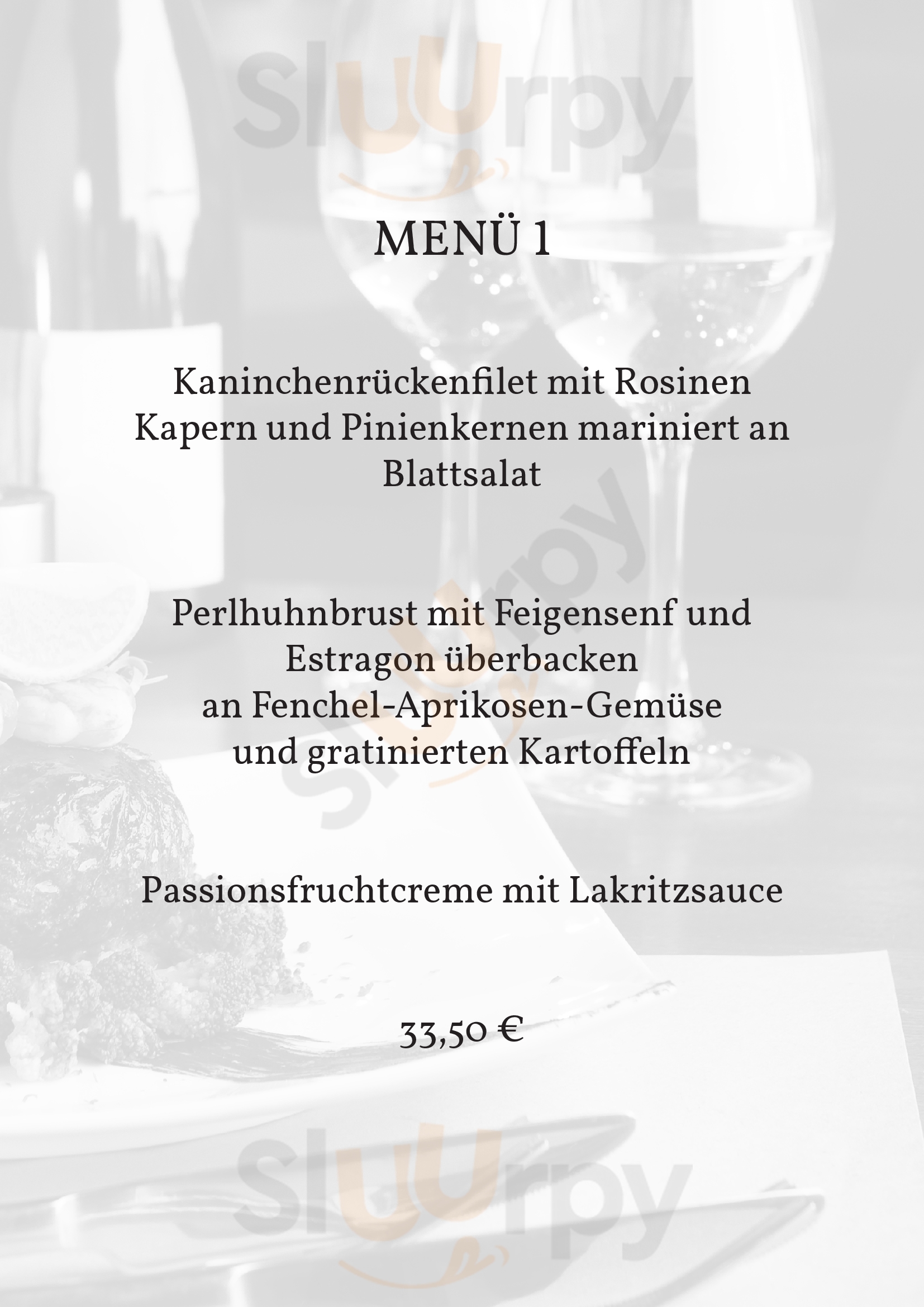 Restaurant Beesten Rheine Menu - 1