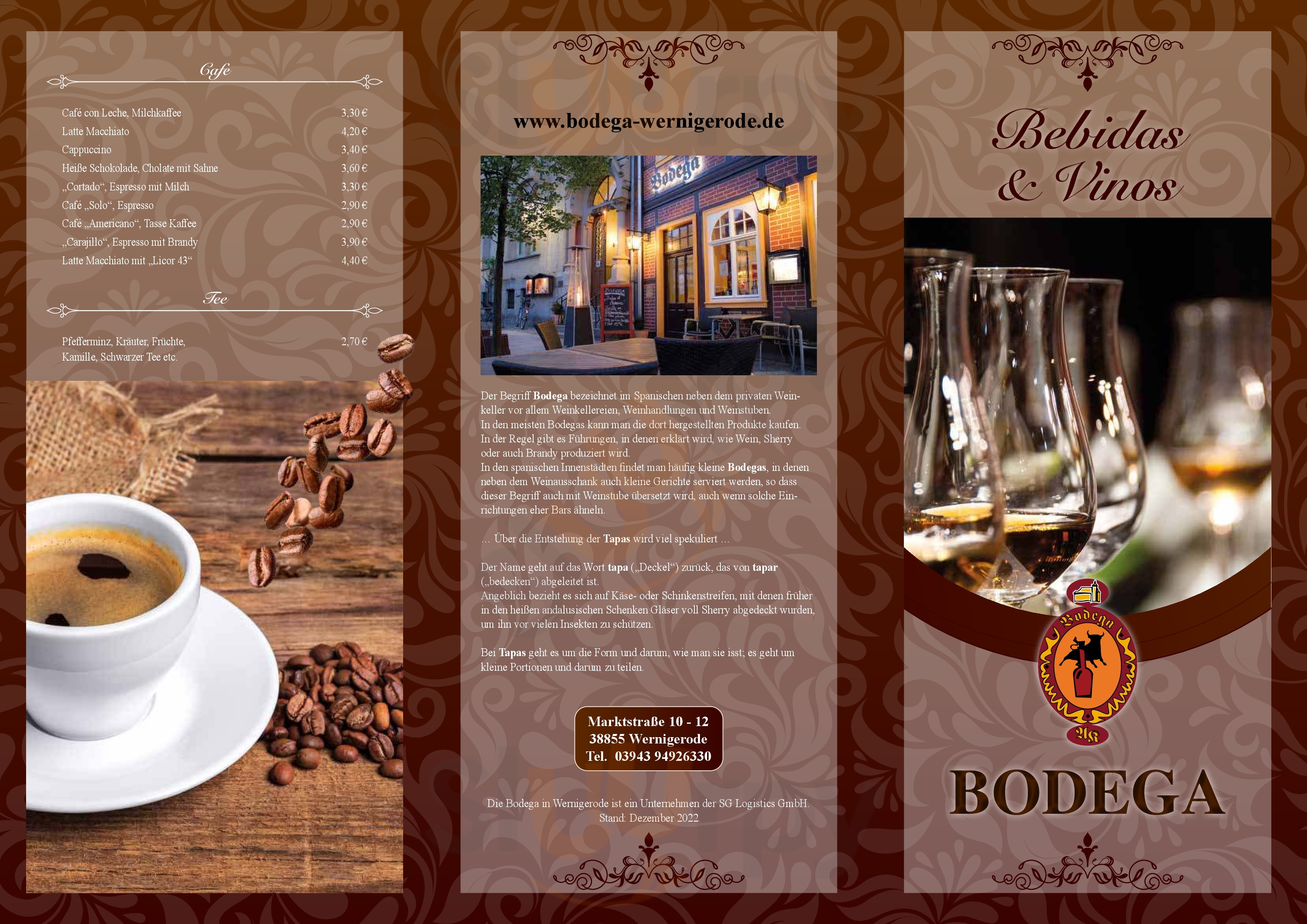 Spanisches Restaurant Bodega Wernigerode Menu - 1