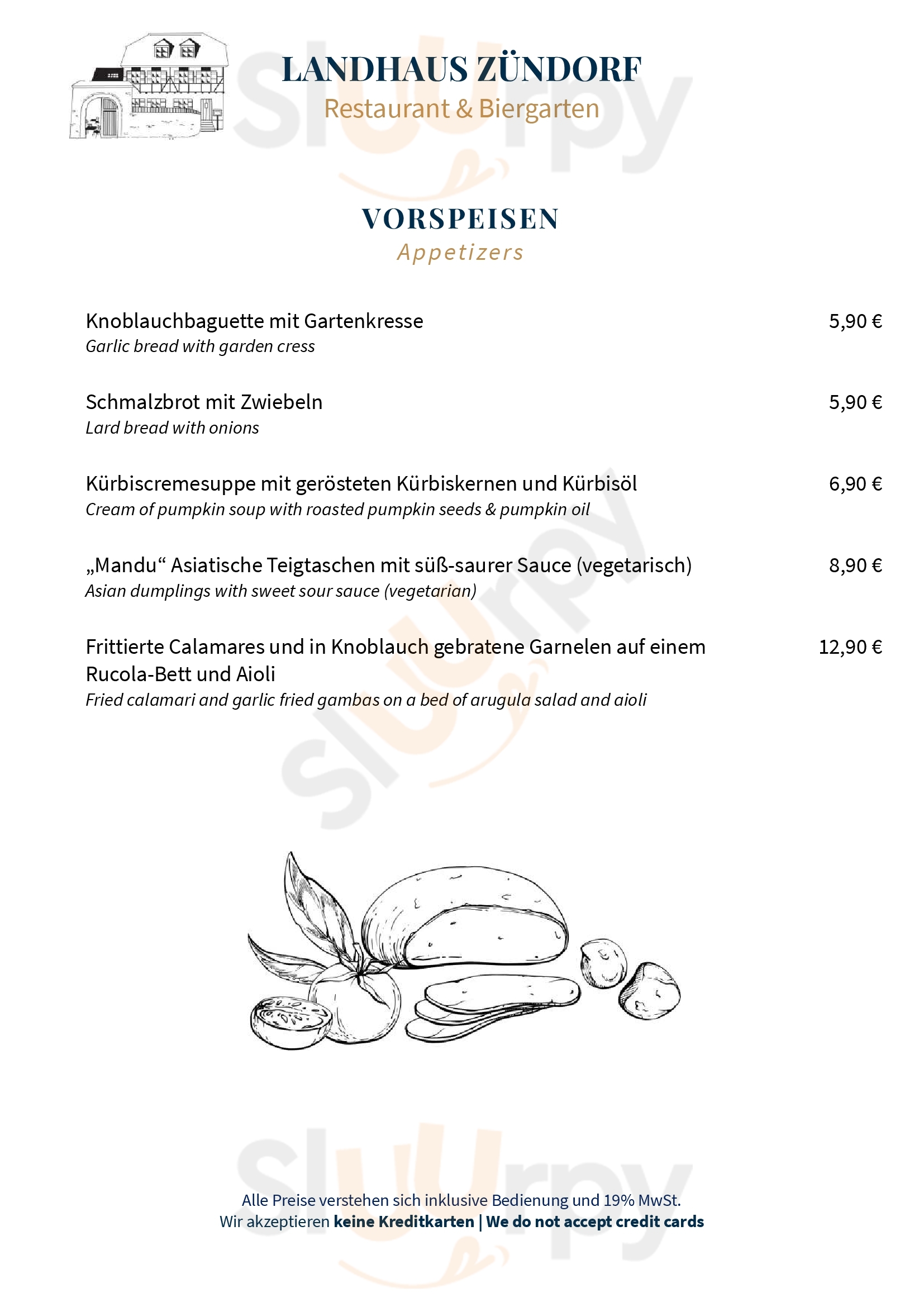 Landhaus Zundorf Köln Menu - 1