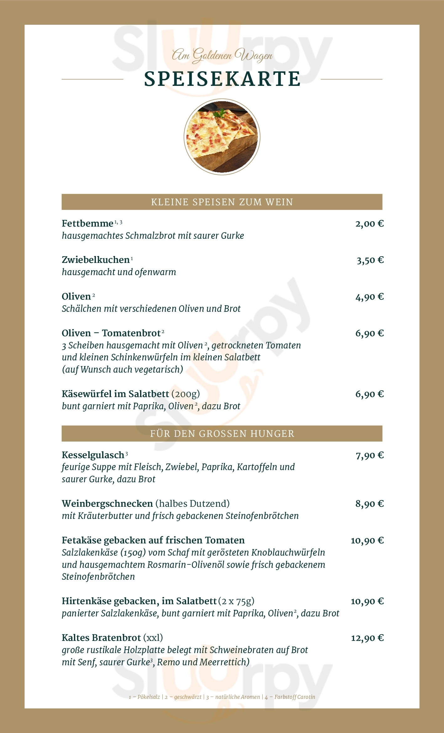 Weinkeller Am Goldenen Wagen Radebeul Menu - 1