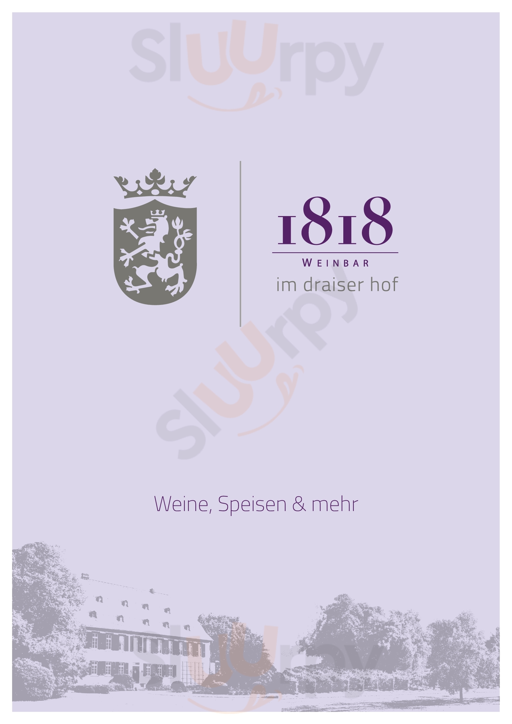 Weinbar 1818 - Baron Knyphausen Eltville am Rhein Menu - 1