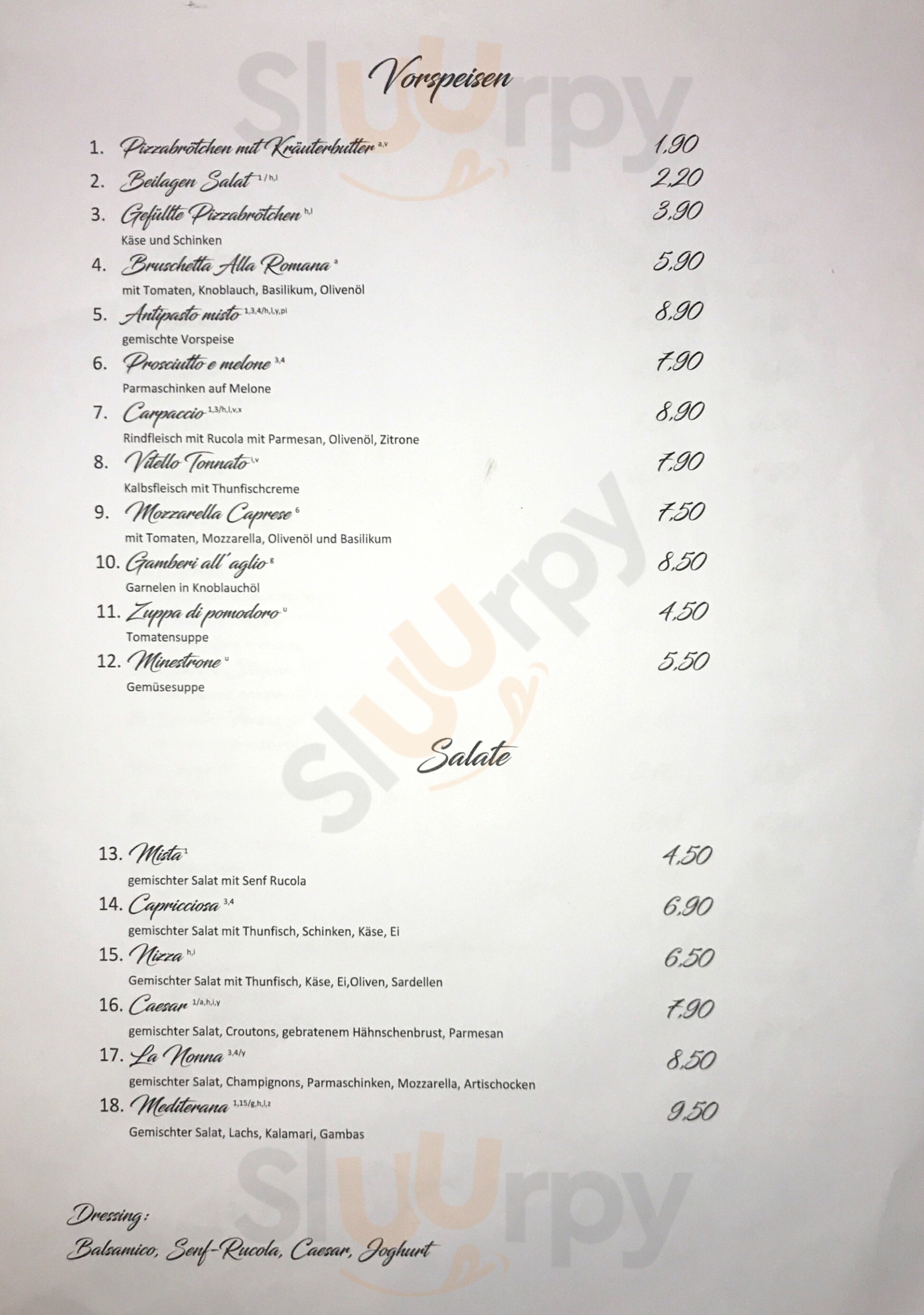 La Nonna Düsseldorf Menu - 1