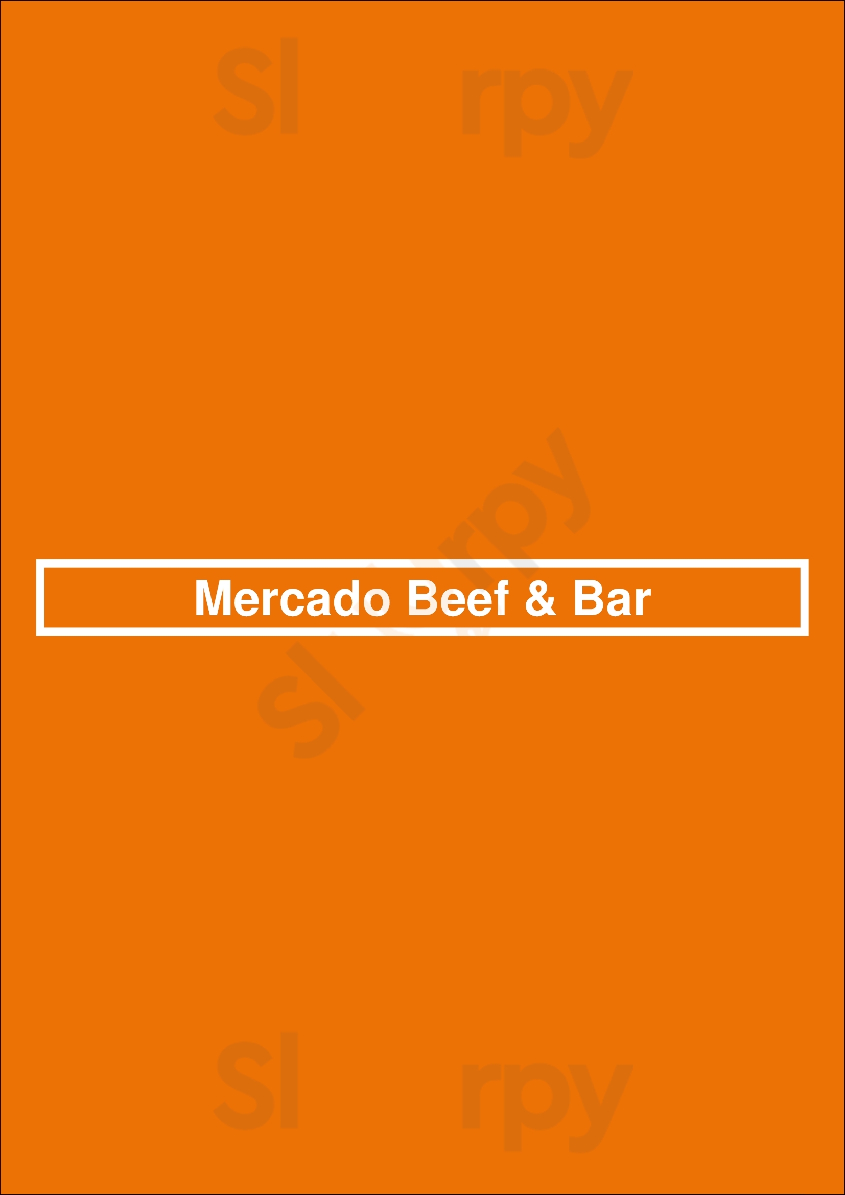 Mercado Beef & Bar Langenhagen Menu - 1