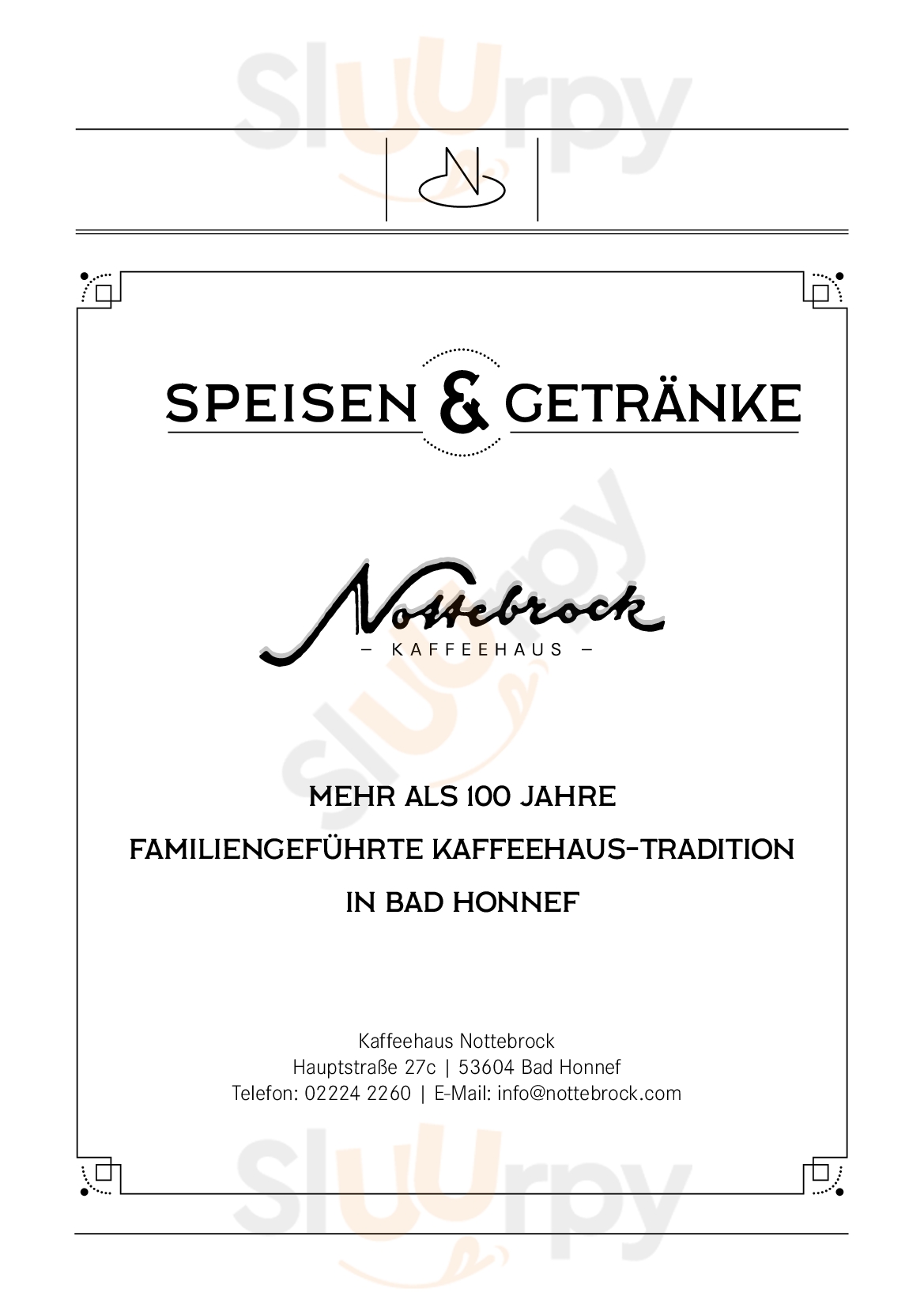 Nottebrock Bad Honnef Menu - 1