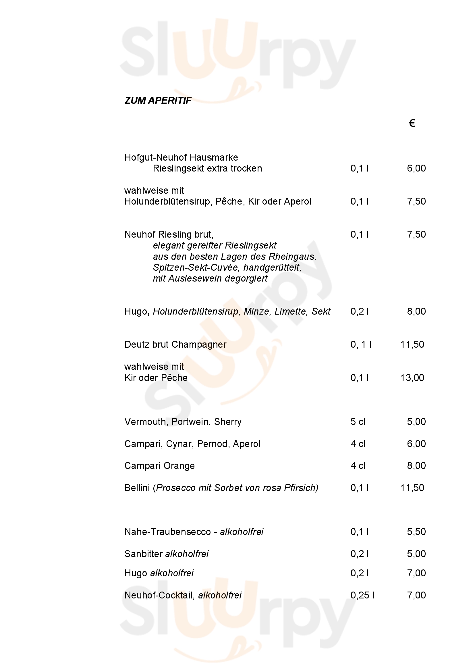Gutsschänke Dreieich Menu - 1