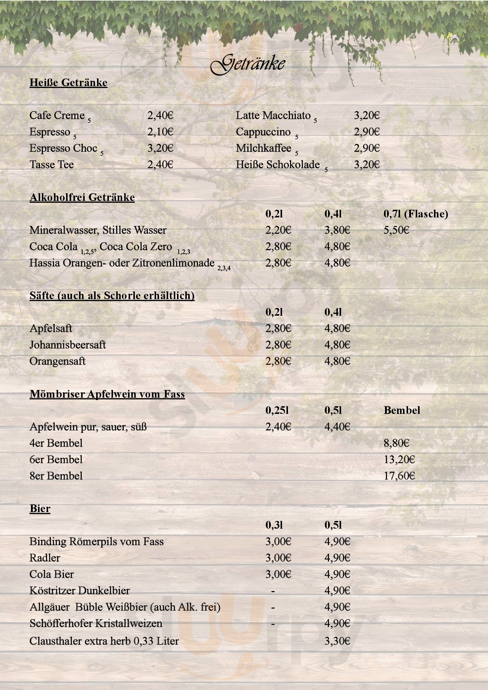 Rosisten 2 Frankfurt am Main Menu - 1