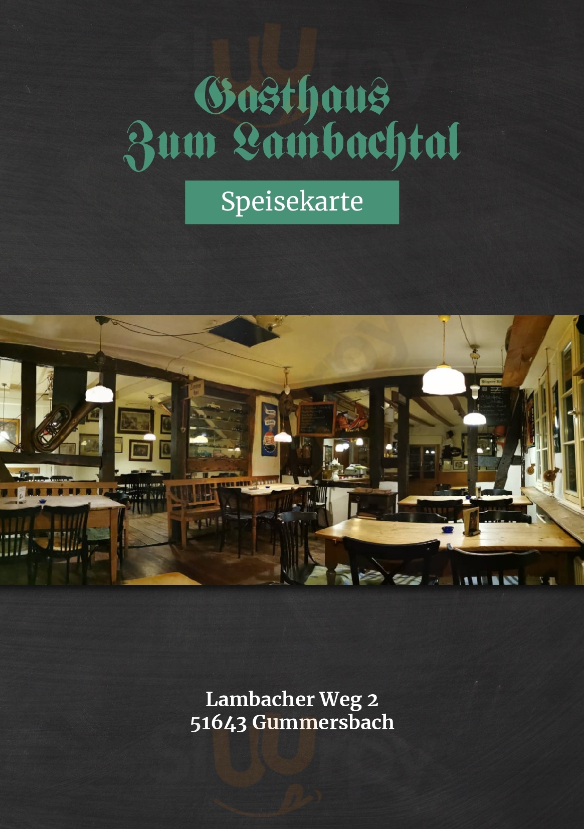 Gasthaus Zum Lambachtal Gummersbach Menu - 1