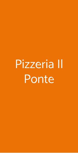 Pizzeria Il Ponte, Pisa