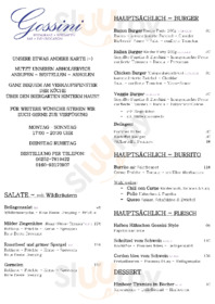 Gossini Lounge Bar Restaurant