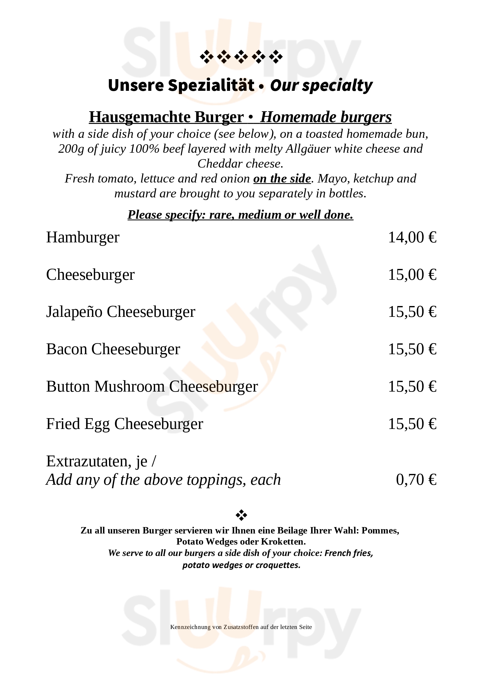 Hotel Restaurant Anna Ramstein-Miesenbach Menu - 1