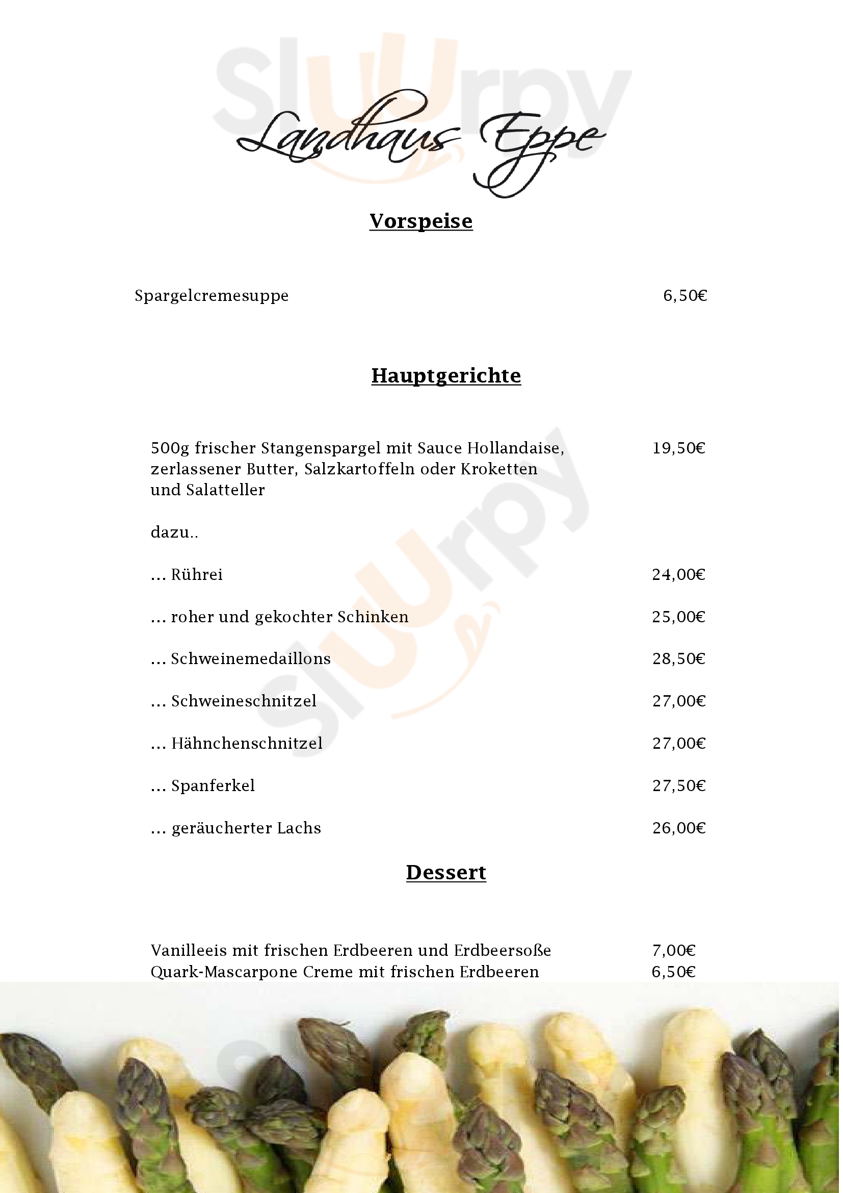Landhaus Eppe Meppen Menu - 1